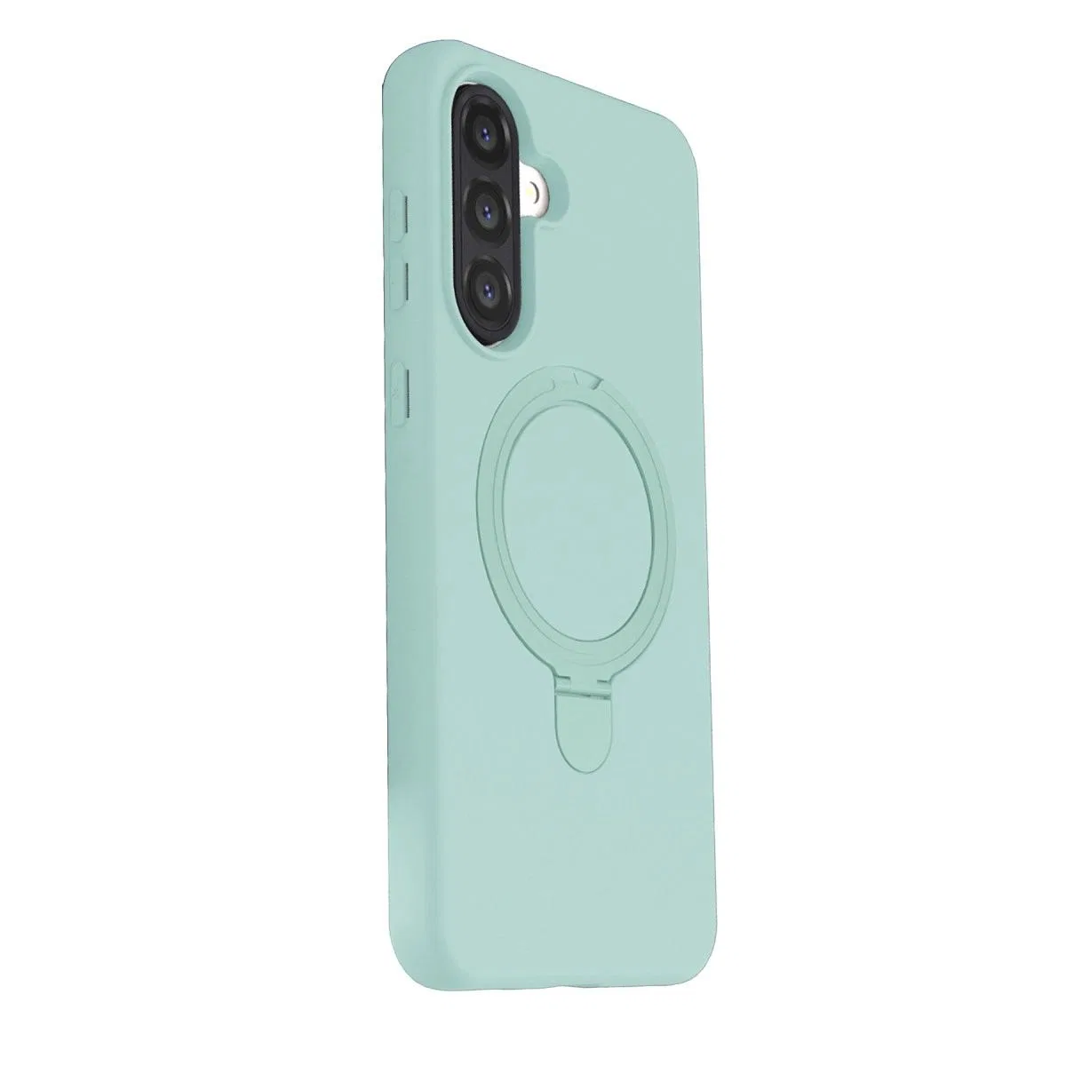 Samsung Galaxy A37 5g Regal Magsafe Standlı Kapak - Su Yeşili görsel 3