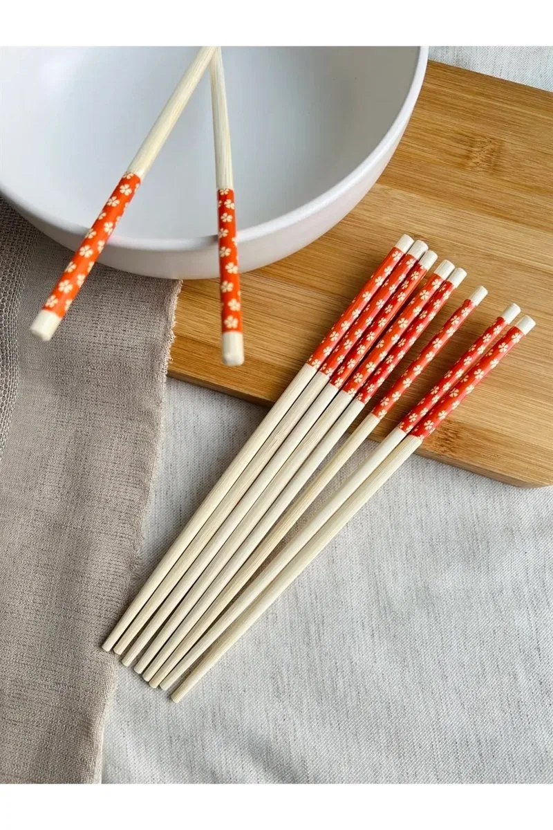Chopsticks Bambu Yemek Çubuğu 10'lu görsel 2
