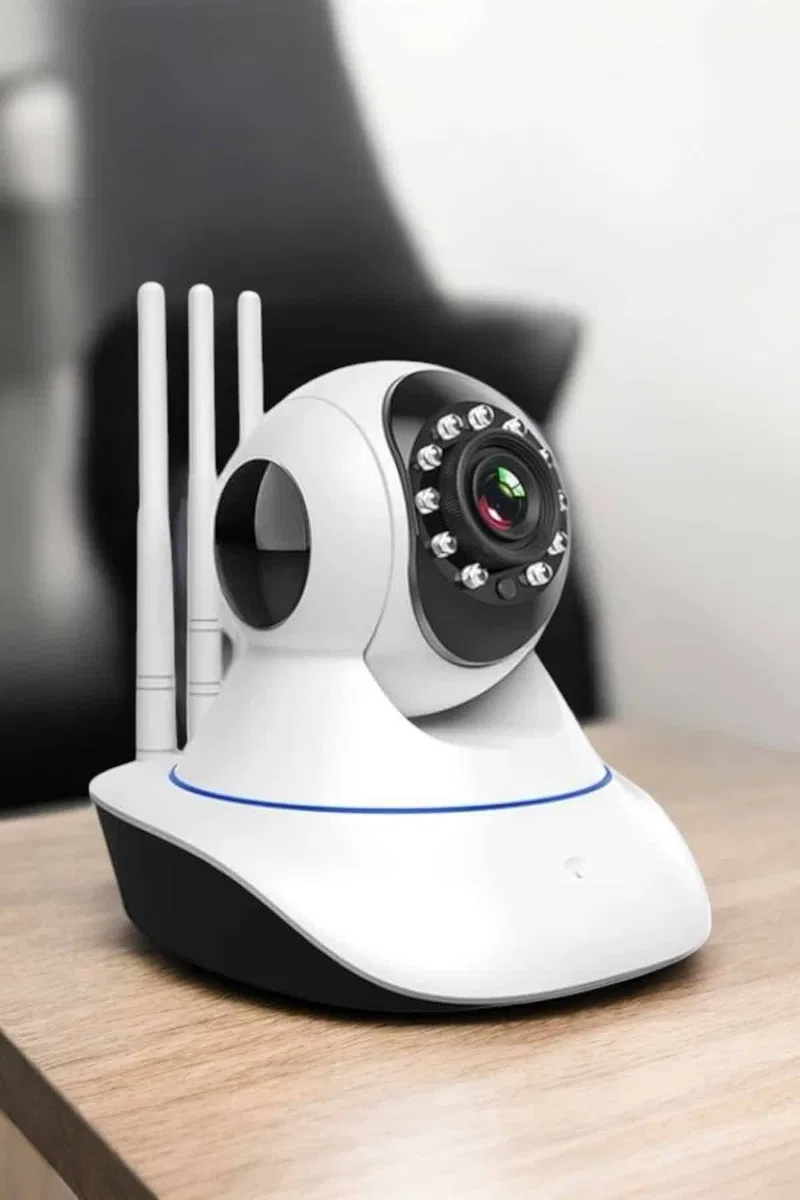 Wifi Kamerası Çift Yönlü Bebek Güvenlik Kamerası Gece Görüşlü görsel 4