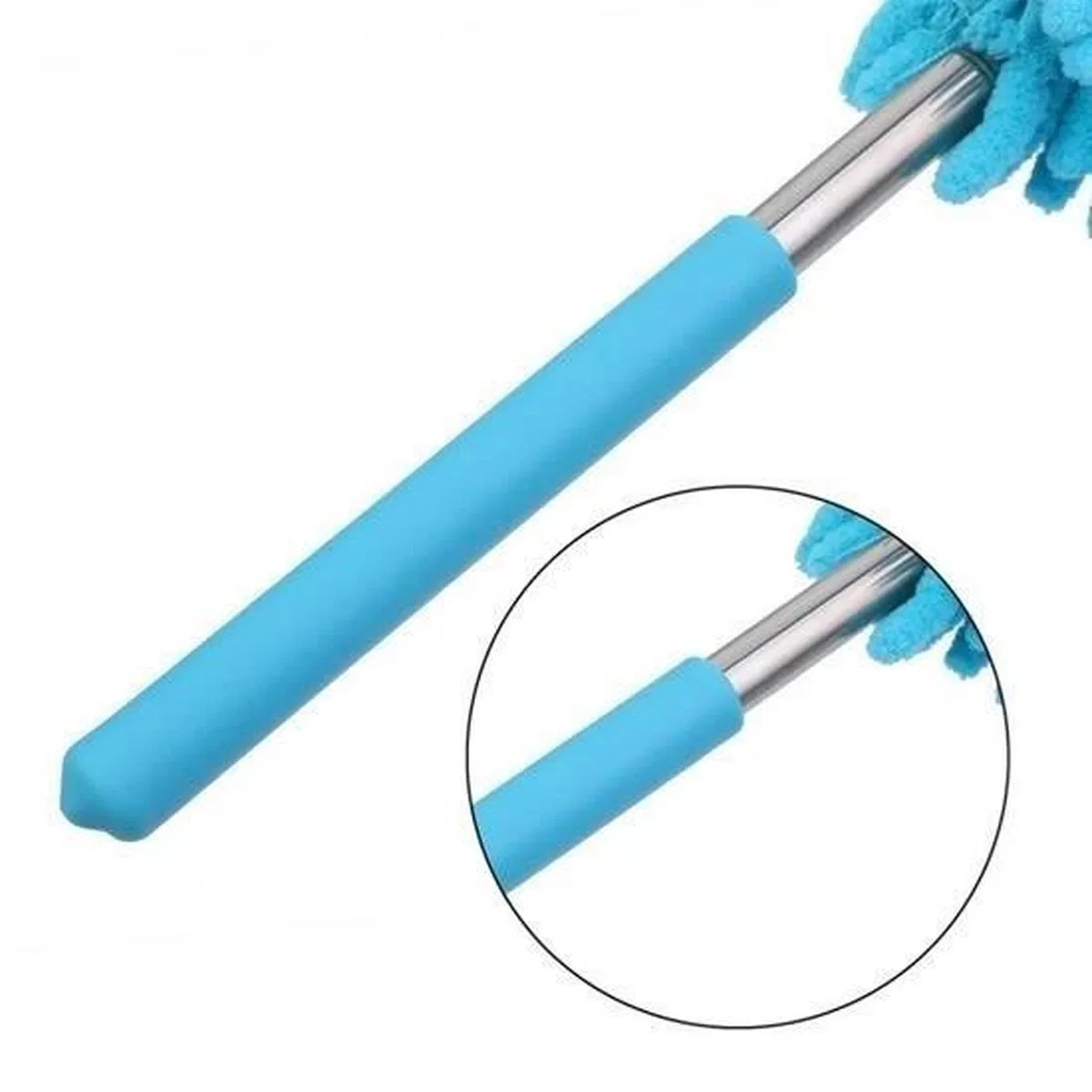 Teleskopik Mikrofiber Pratik Uzayabilen Toz Alma Fırçası Aparatı görsel 7