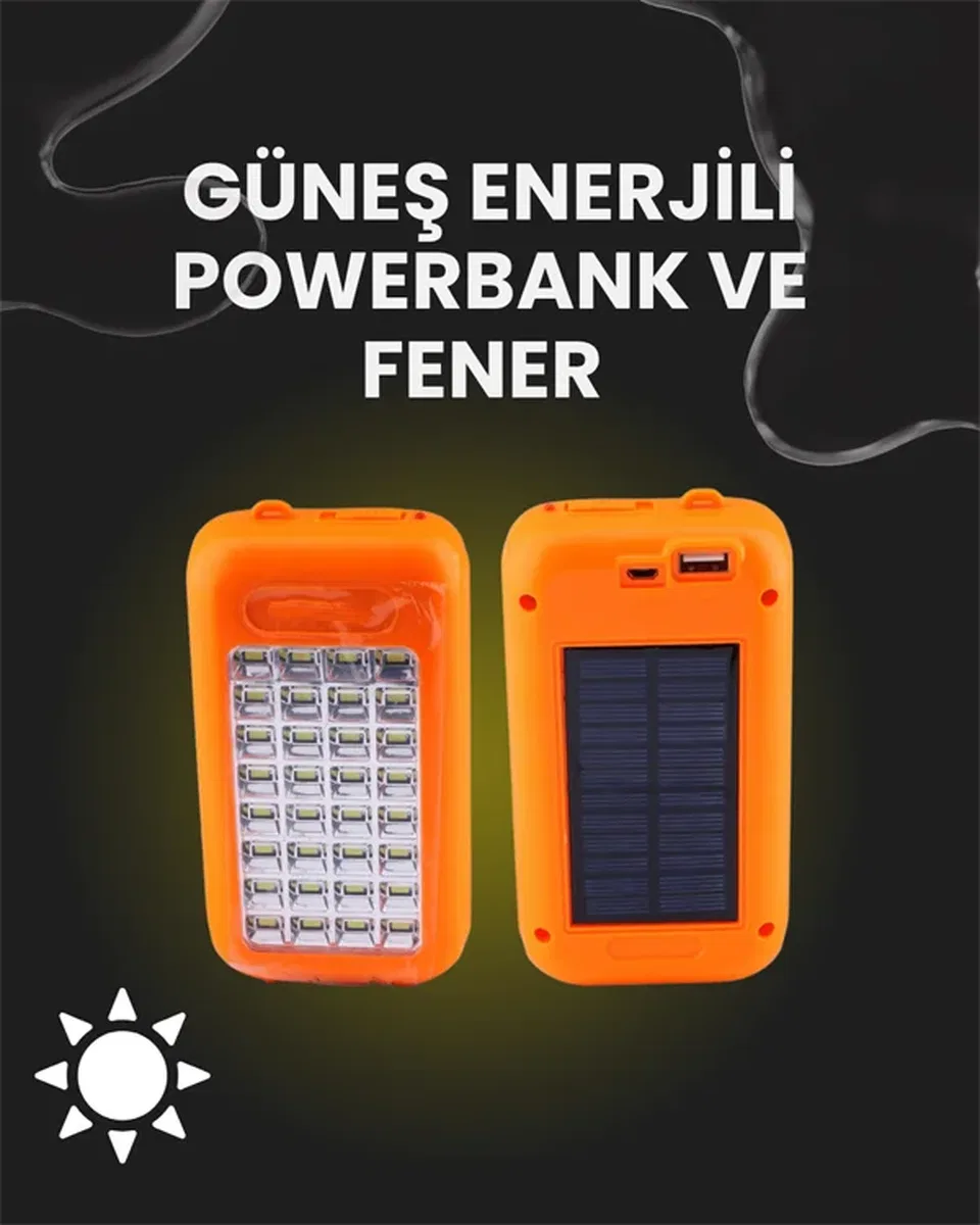 GS-875 GÜNEŞ ENERJİLİ POWERBANK görsel 2
