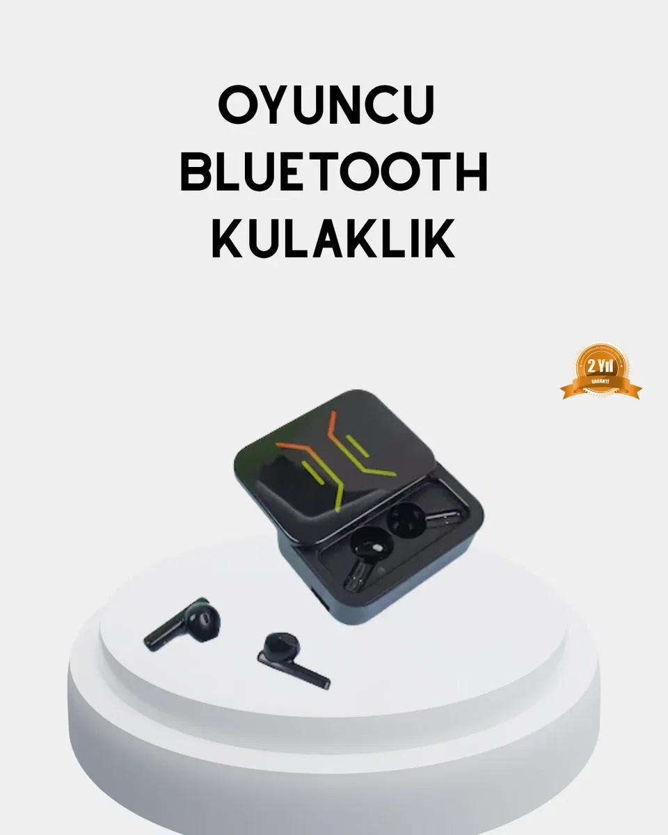 Bluetooth 5. 3 Kulaklık – Kablolu & Kablosuz Kullanım, 2000 mAh Powerbank, 4 Saat Kesintisiz Müzik