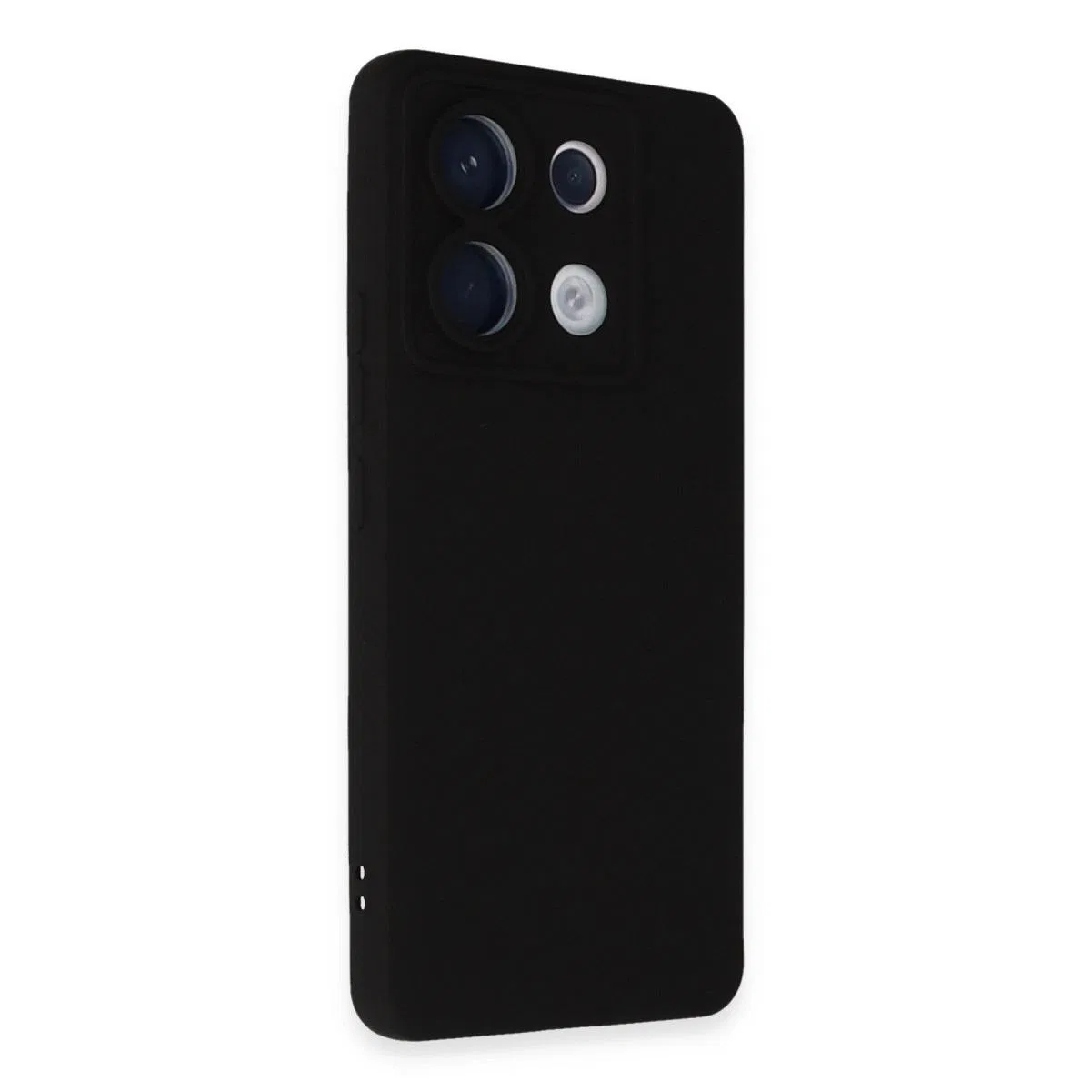 Xiaomi Redmi Note 13 Pro 5g Kılıf Nano İçi Kadife Silikon - Siyah görsel 2