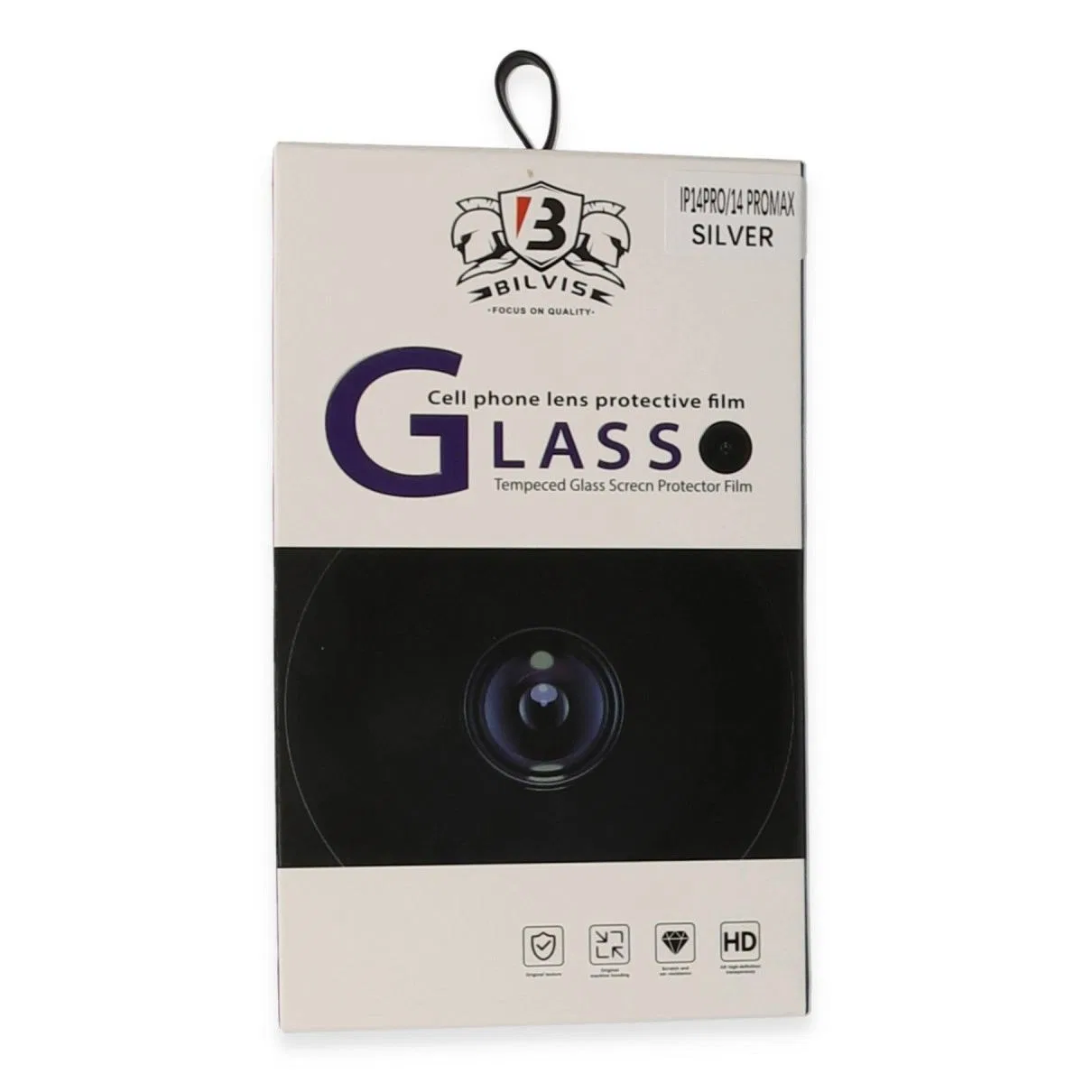 Apple İphone 14 Pro Max Bilvis Titan Kamera Lens - Gümüş görsel 3