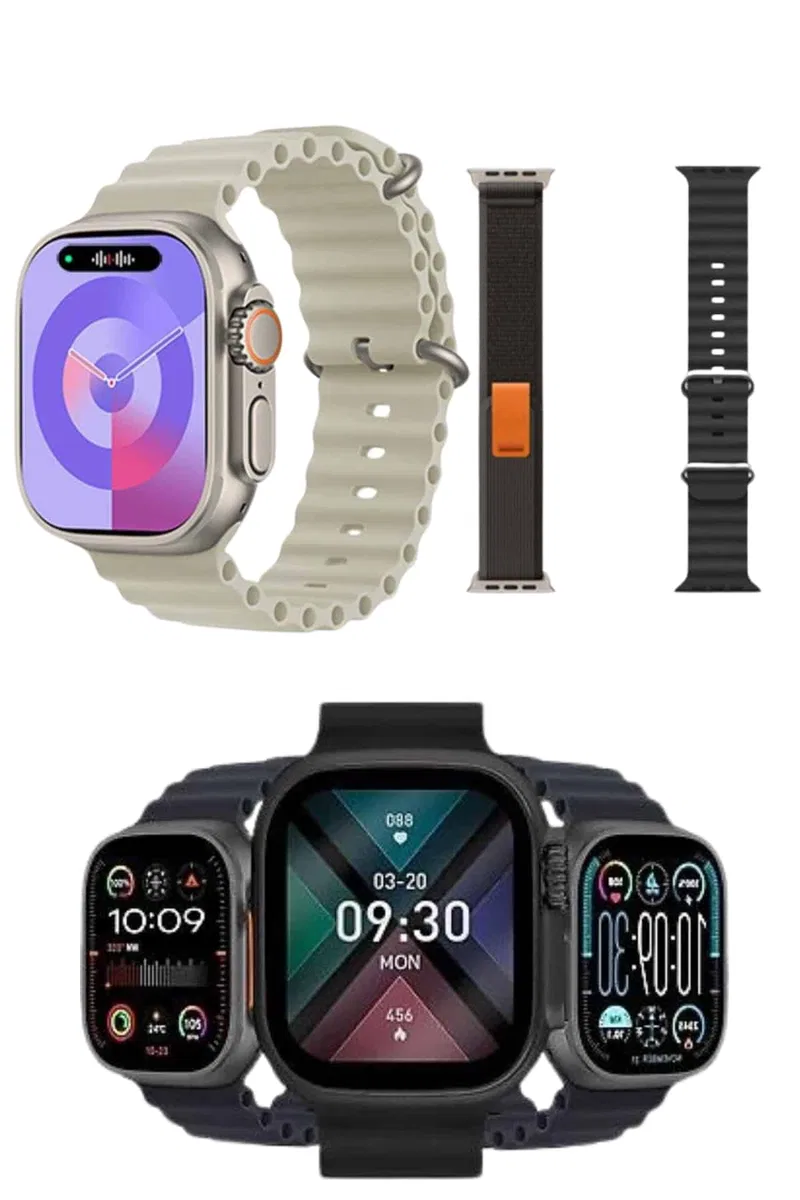 Yeni Nesil Akıllı Kol Saati Nabız Ölçer GPS Uyumlu 49 MM Kasa görsel 5