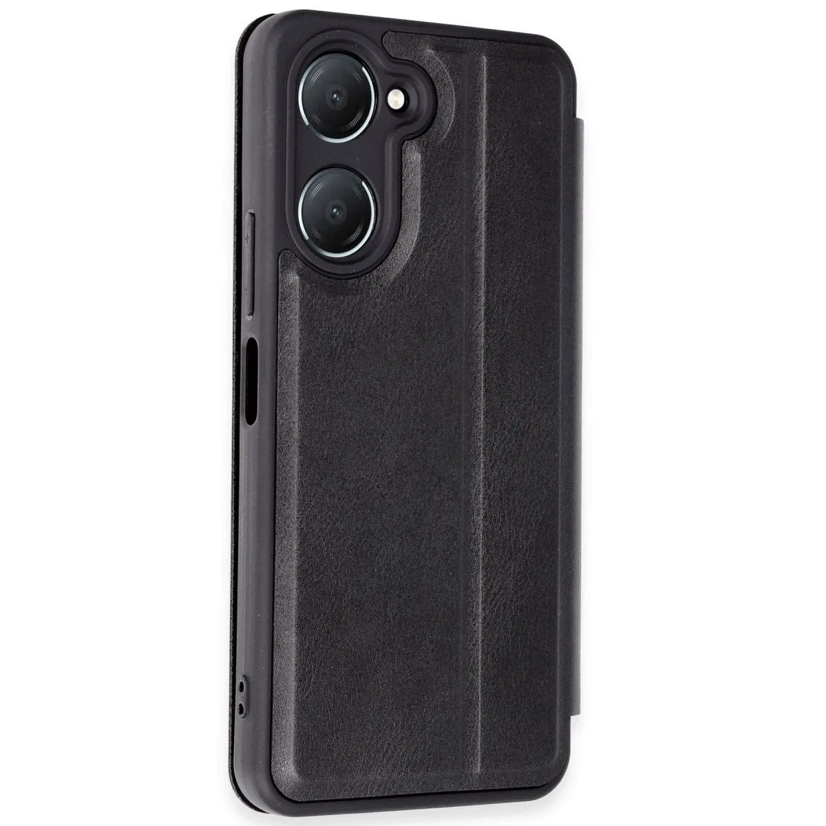 Vivo Y18 Kılıf Flip Cover - Siyah görsel 2