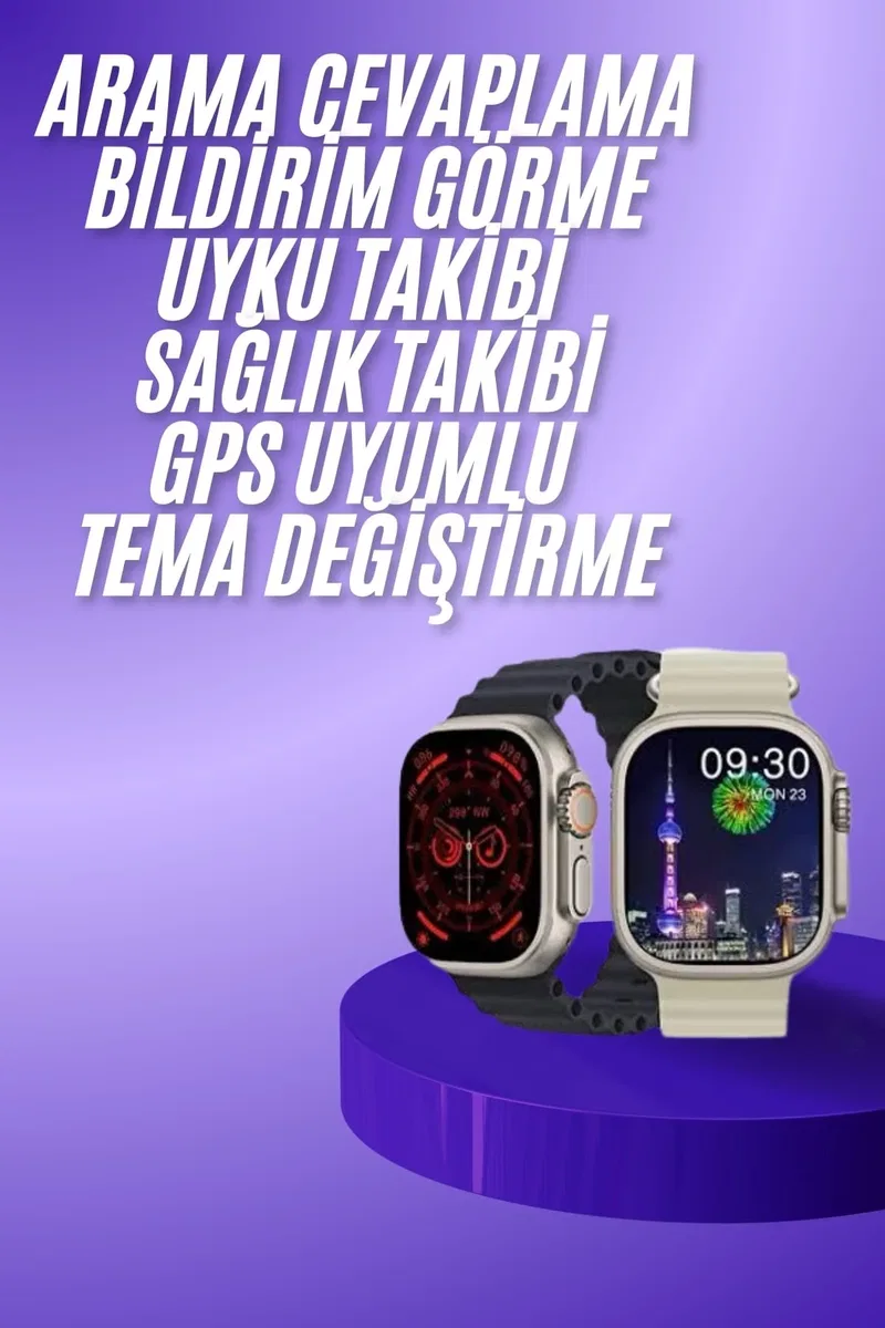 Akıllı Saat Bluetooth Bağlantılı Uyku ve Sağlık Takibi görsel 2