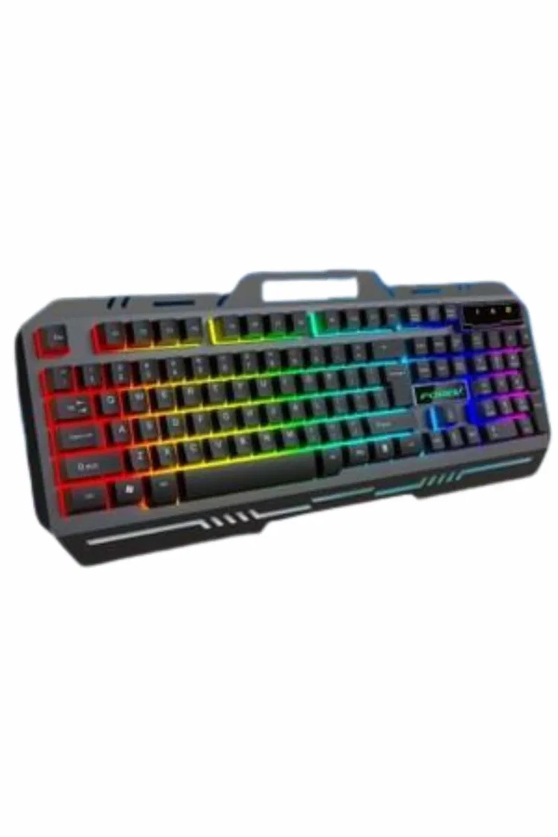 Işıklı Oyuncu Q Klavye Mouse Seti Siyah Gaming Oyuncu Klavye Yeni Nesil görsel 2