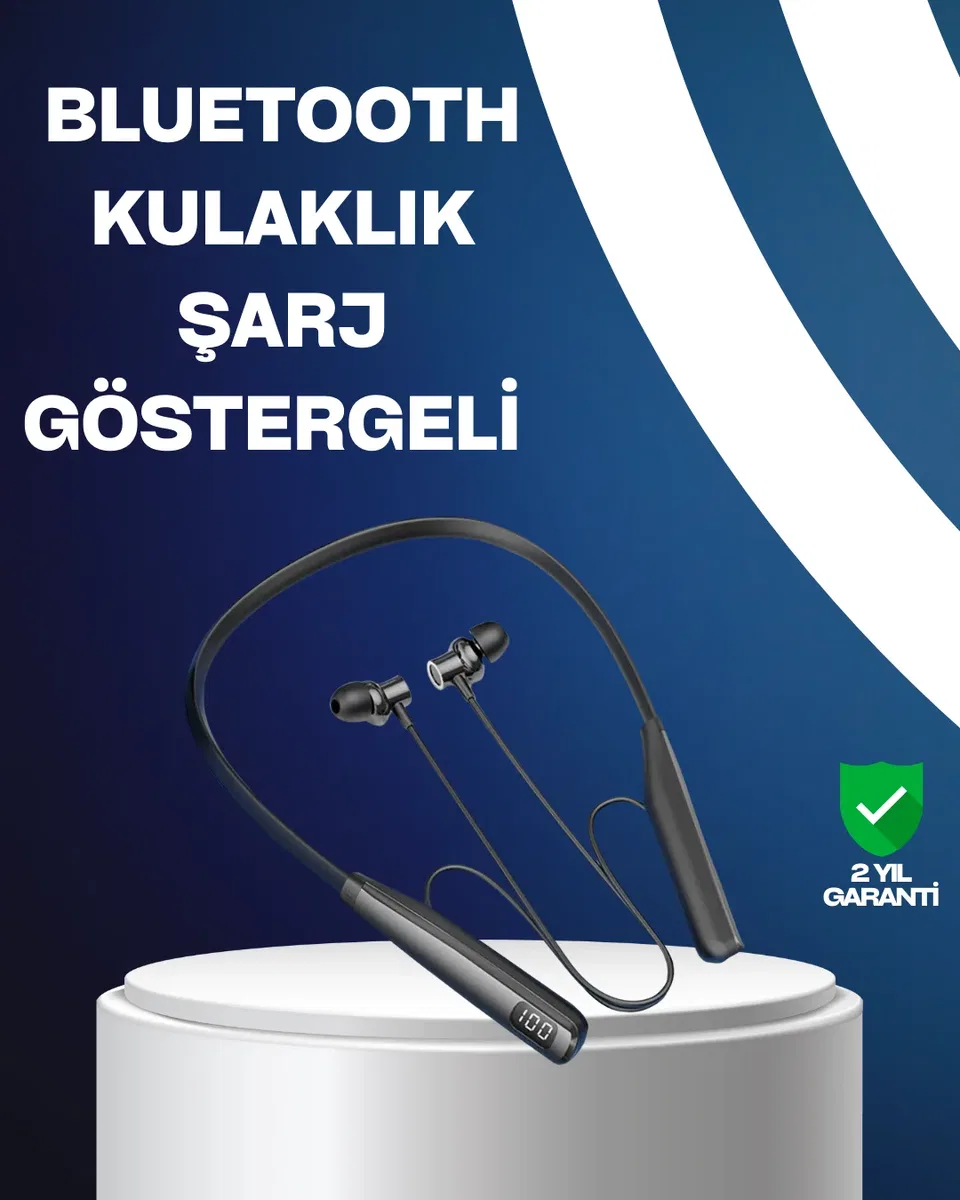 Bluetooth 5. 3 Boyun Bantlı Kulaklık – Oyun ve Müzik Modu, SD Kart Desteği