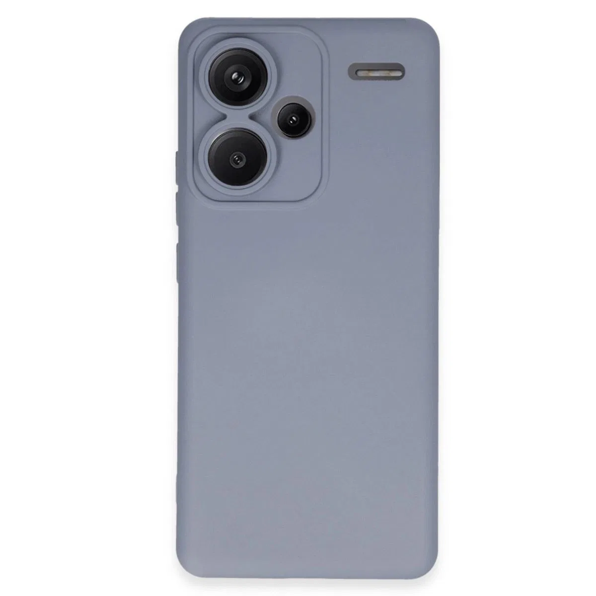 Xiaomi Redmi Note 13 Pro Plus Kılıf Nano İçi Kadife Silikon - Gri