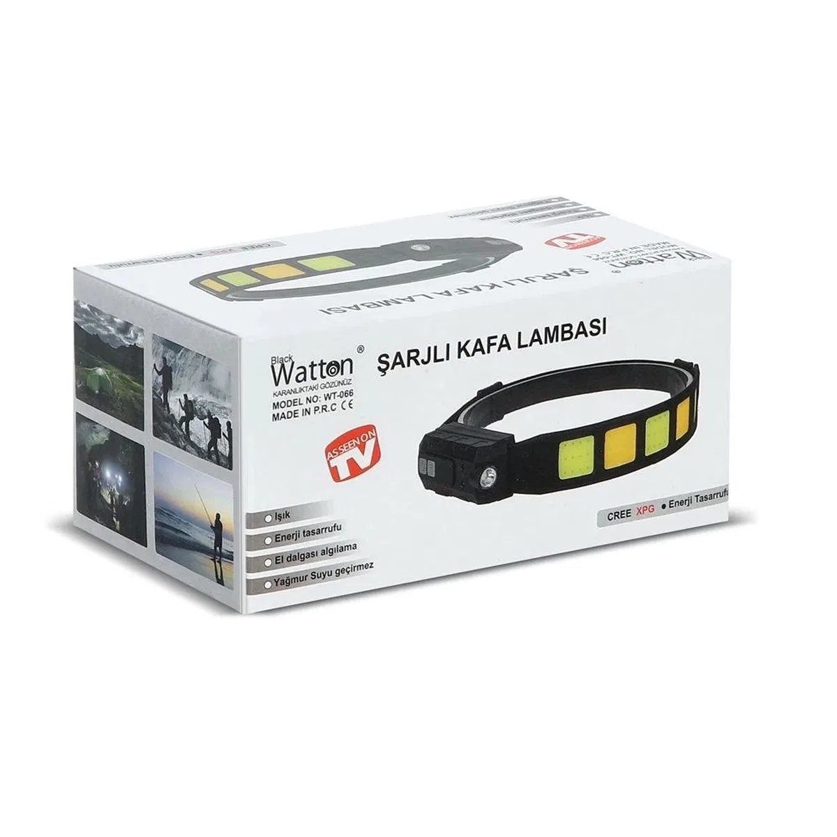 Sensörlü Cob Xpg Led Kafa Lambası Wt-066 görsel 2