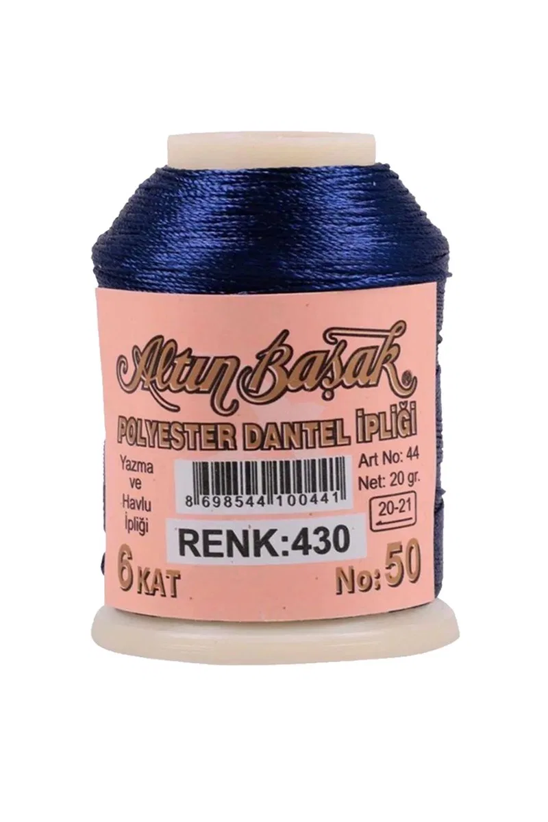 3 Adet Altınbaşak Oya ve Dantel İpi 20 gr - Royaleks - No: 430 görsel 3