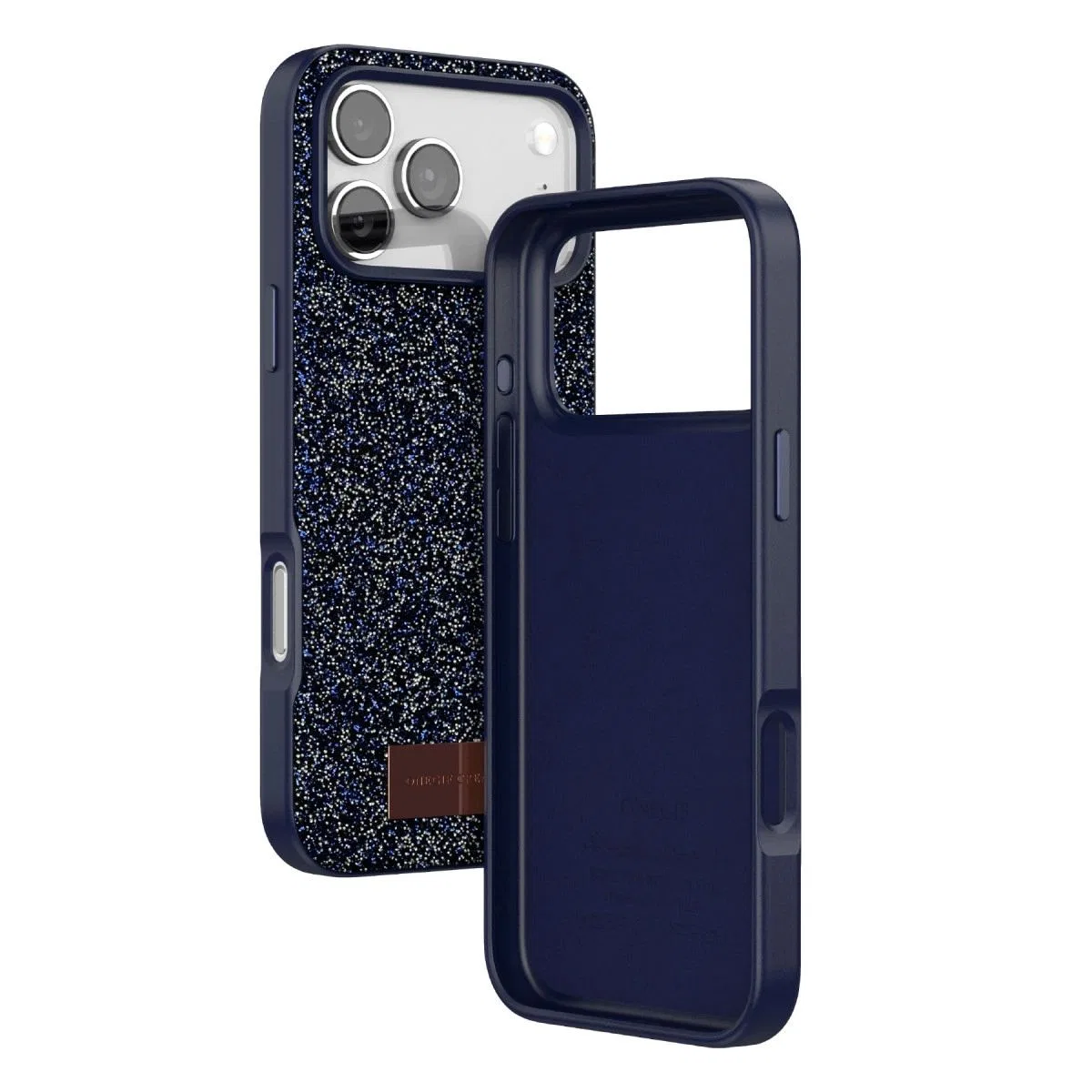 Onegif Apple İphone 17 Pro Max Bright Simli Kapak - Mavi görsel 3