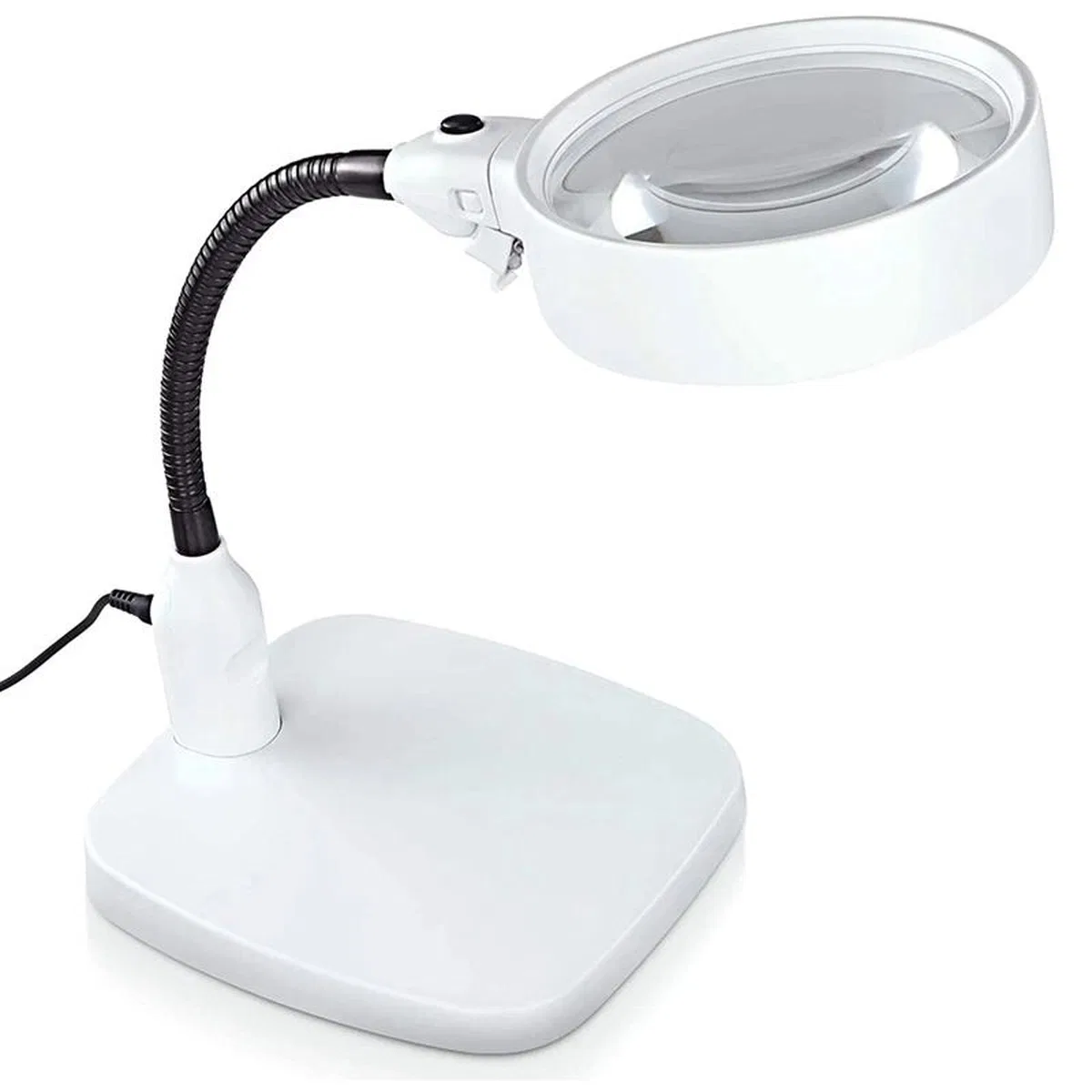 Masaüstü 10x Led Işıklı Büyüteç Okuma El Sanatları Onarım Büyüteç 7765 görsel 3