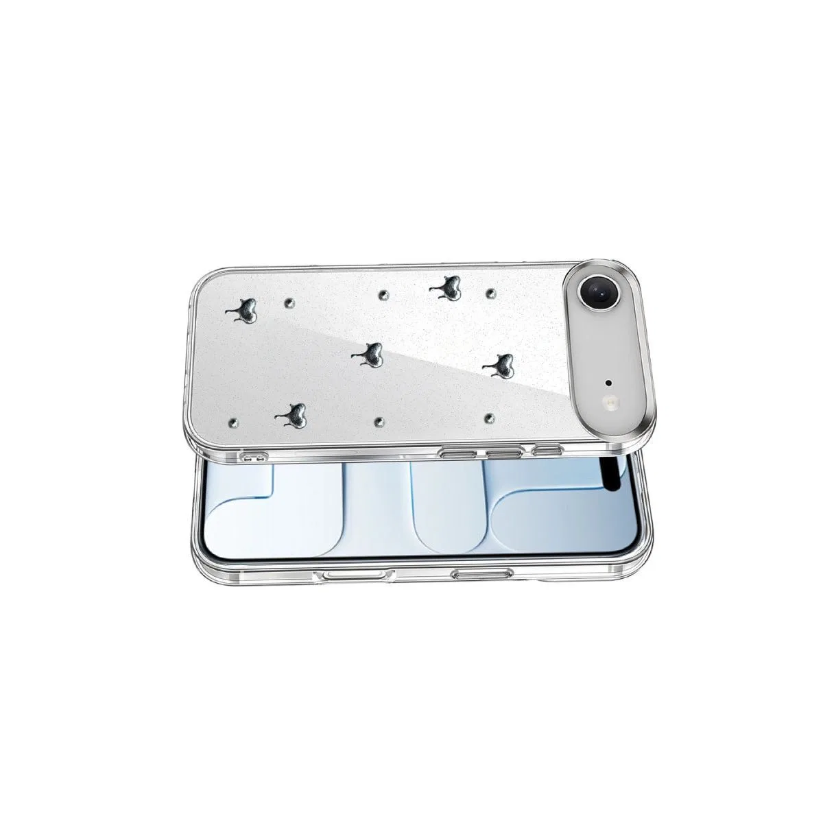 Apple İphone 17 Air Fiyonk Desenli Kapak - Desen 1 görsel 4