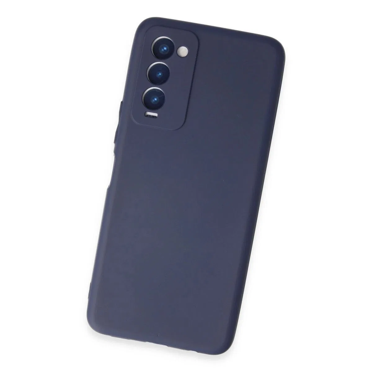 Tecno Camon 18 Kılıf First Silikon - Lacivert görsel 3