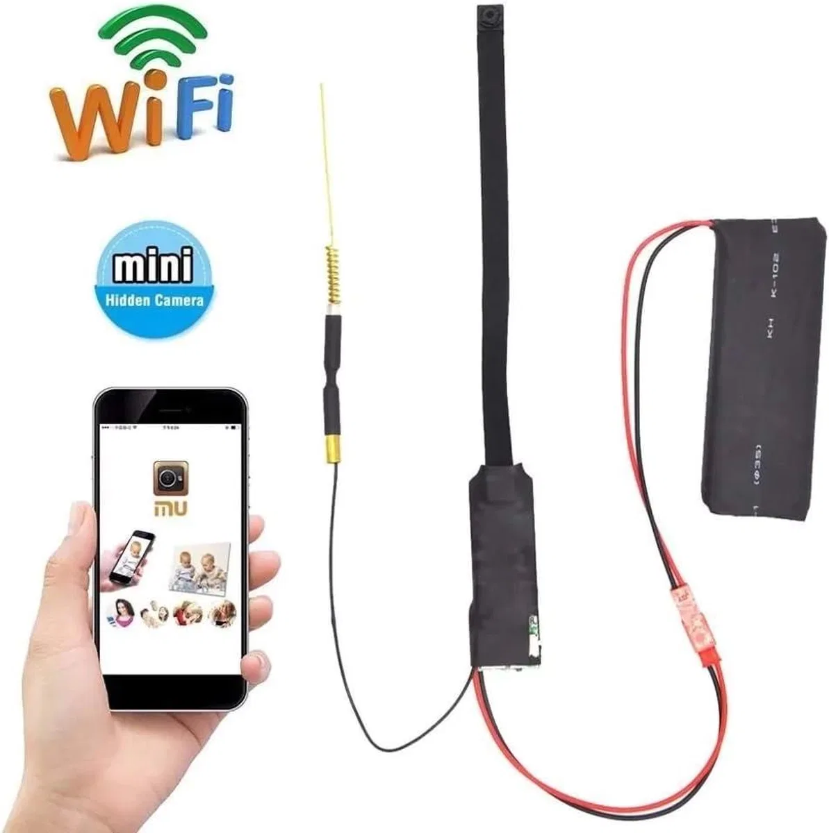 1080p Ip Modül Full Hd Wifi Kamera Güvenlik Bakıcı Kamerası görsel 2