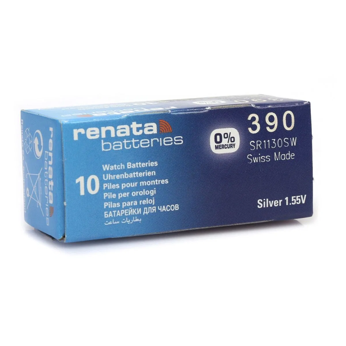 Renata 390 Sr1130sw 1. 55v Alkalin Saat Pili 10 Adet