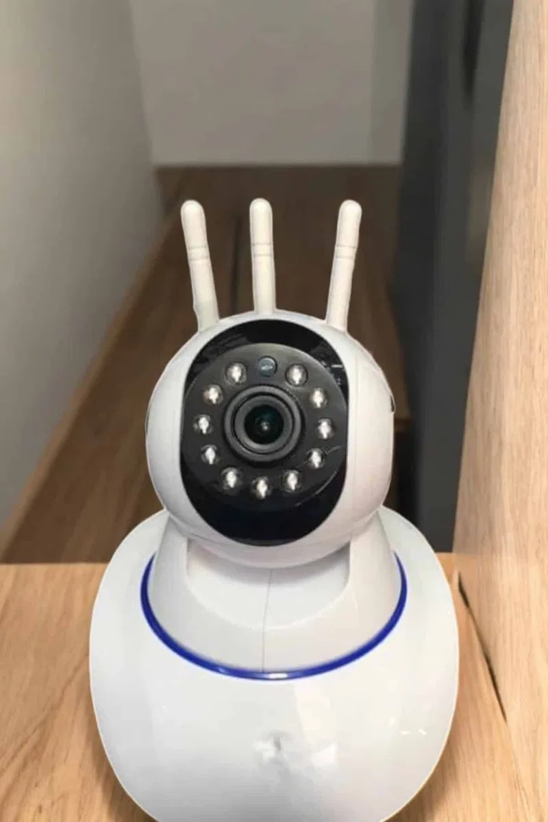 Wifi Kamerası Çift Yönlü Bebek Güvenlik Kamerası Gece Görüşlü görsel 3