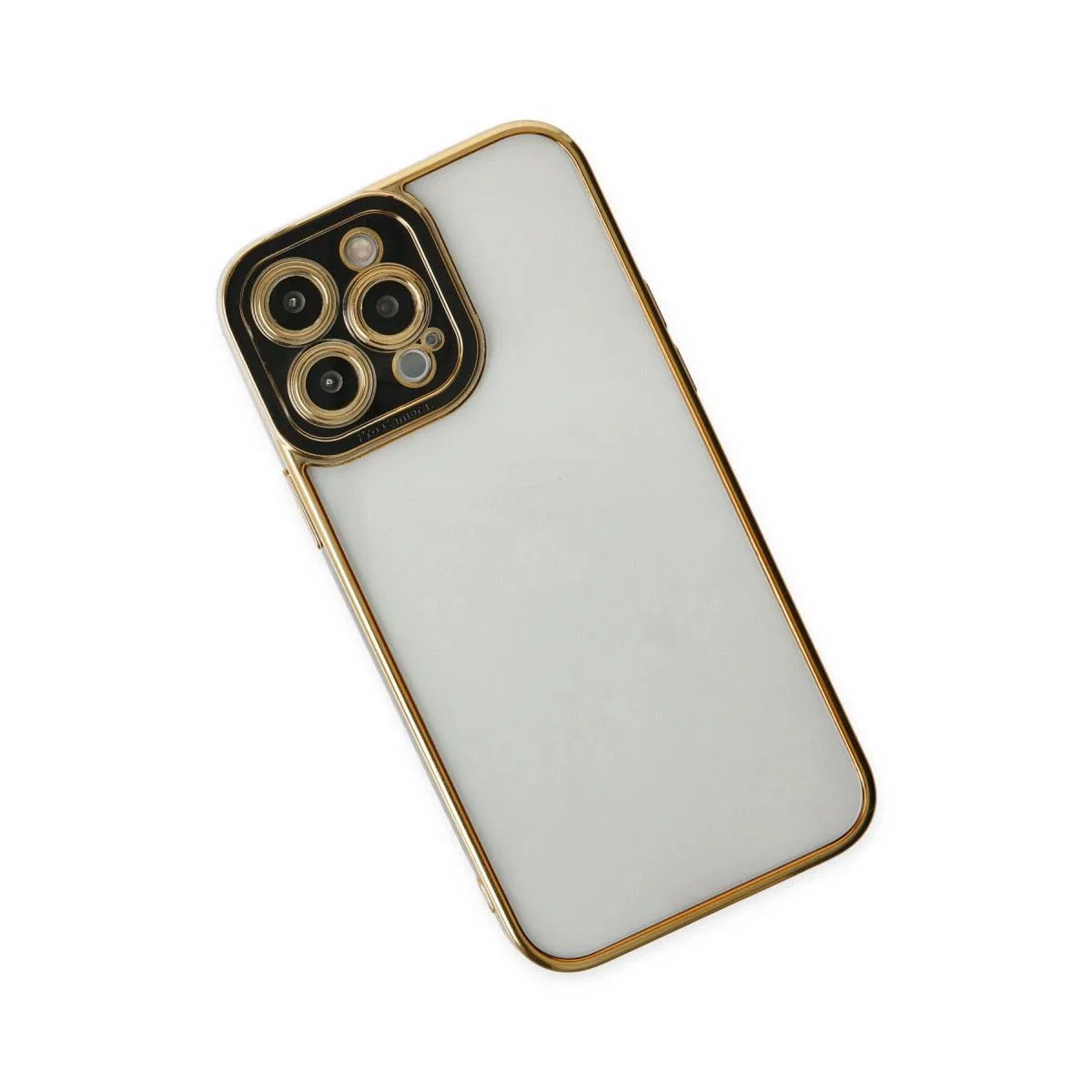Apple İphone 14 Pro Kılıf Liva Lens Silikon - Siyah görsel 3