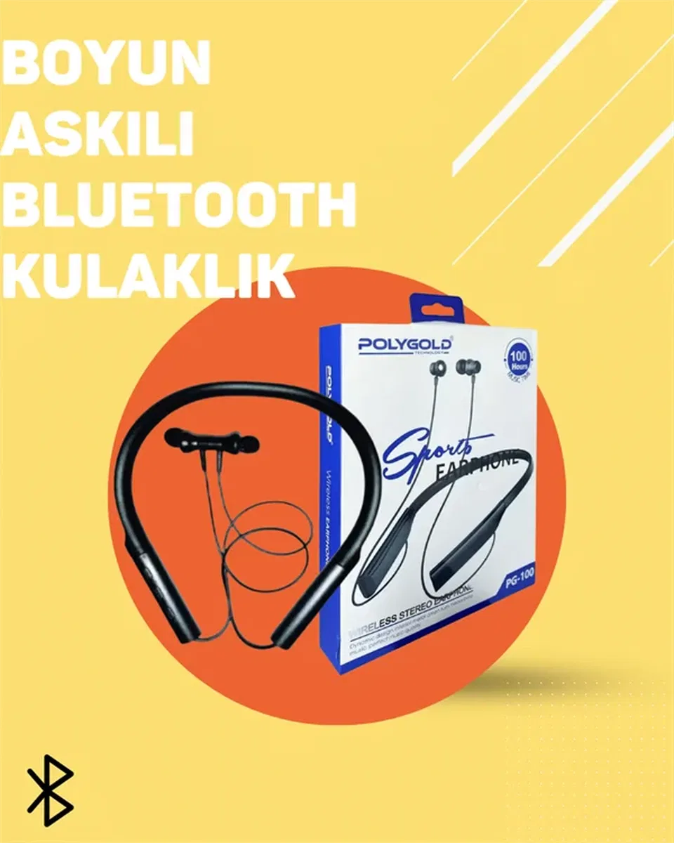 PG-100 Kablosuz Bluetooth Kulaklık görsel 2