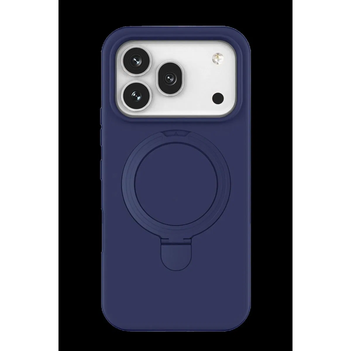 Huawei Honor 600 Regal Magsafe Standlı Kapak - Lacivert görsel 3