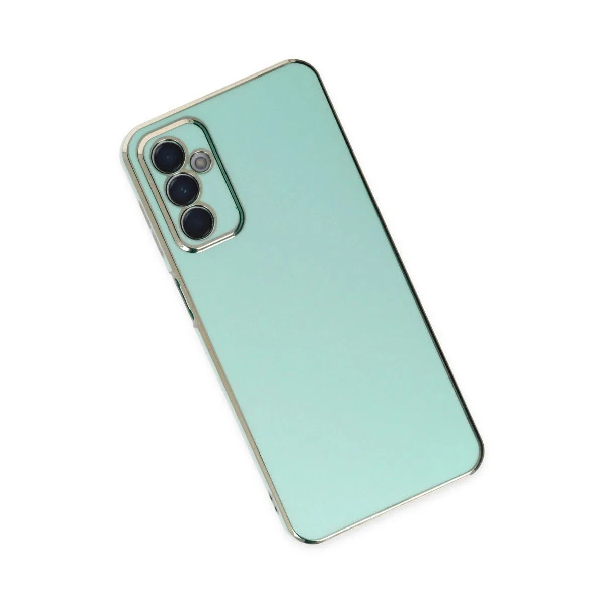 Samsung Galaxy M23 Kılıf Volet Silikon - Açık Yeşil görsel 3