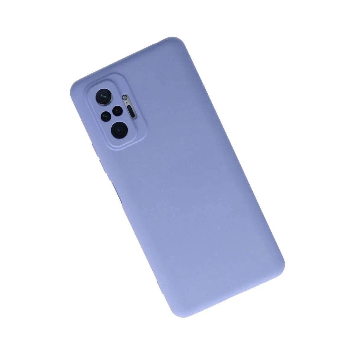 Xiaomi Redmi Note 10 Pro Kılıf Nano İçi Kadife Silikon - Lila görsel 3