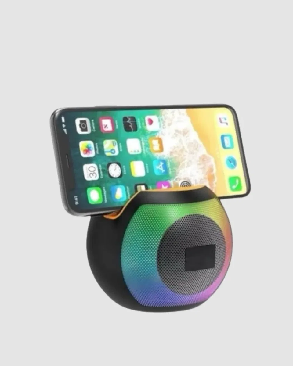 Bluetooth 5. 0 Hoparlör – RGB Işıklı, Güçlü Bas ve 360° Surround Ses görsel 3
