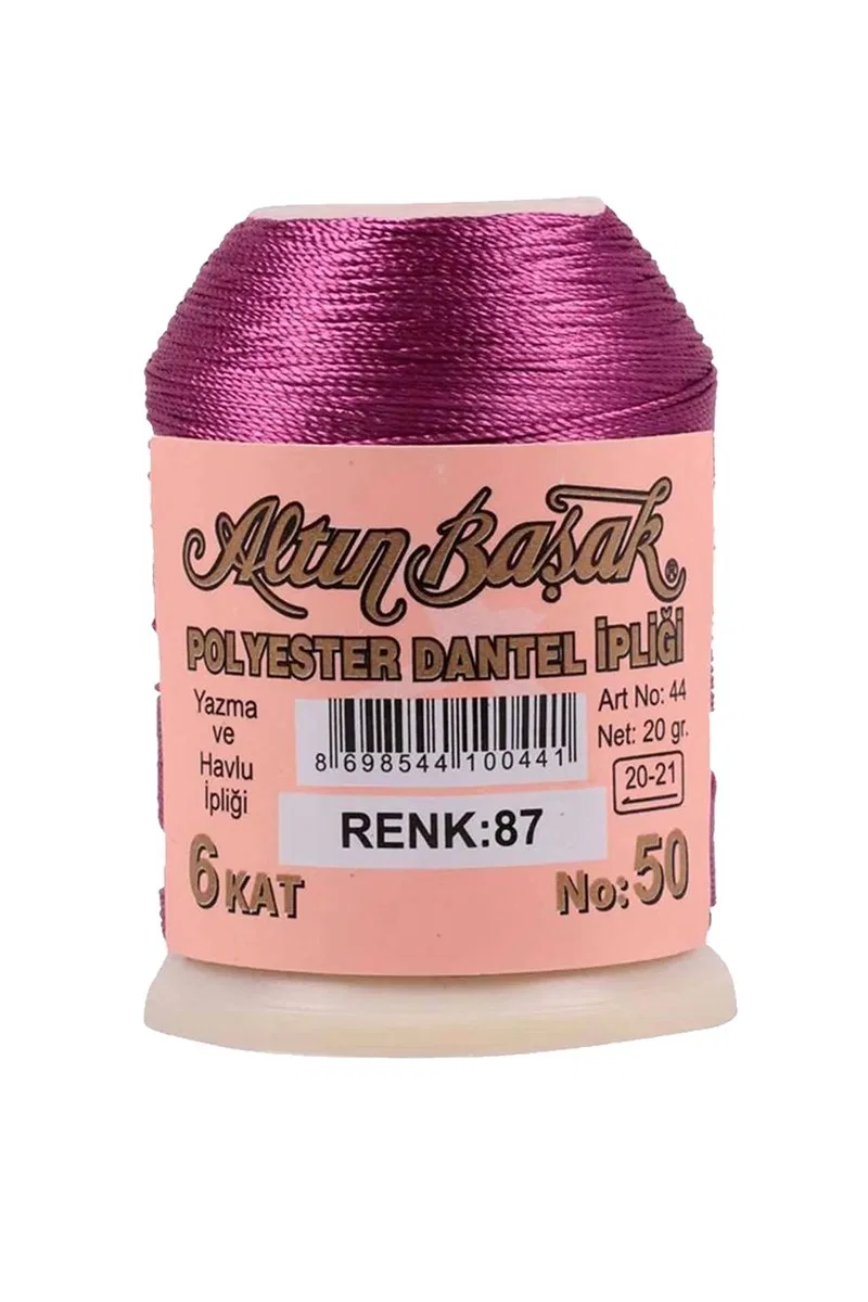 3 Adet Altınbaşak Oya ve Dantel İpi 20 gr - Royaleks - No: 301 - 087 - 383 görsel 4