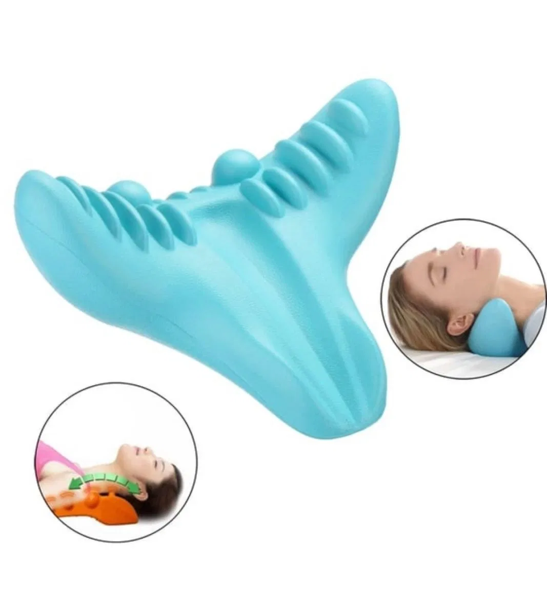 Ergonomik Boyun Masaj Yastığı – Servikal Traksiyon Destekli, Omurilik Ortopedik Yastık görsel 6
