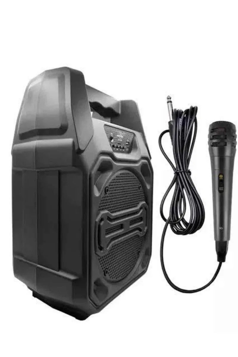 Bluetooth Hoparlör Led Işıklı Taşınabilir Kablosuz Speaker Uzun Pil Ömrü görsel 3