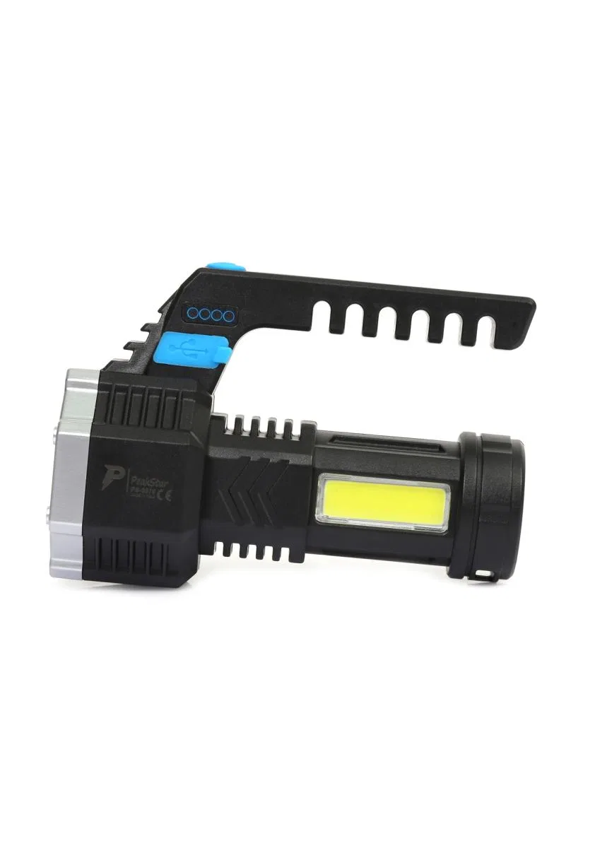 Ps-3879 Usb Şarj Göstergeli Şarj Edilebilir 7*xpe +cob Led El Feneri görsel 4