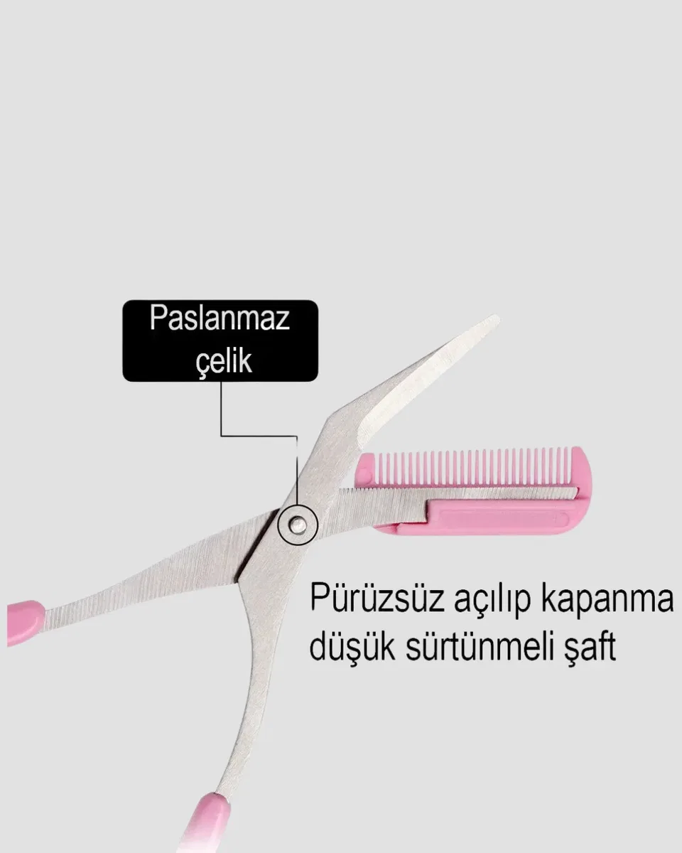 Mini Taraklı Kaş Düzeltici – Hassas Şekillendirme ve Taşınabilir Tasarım görsel 5