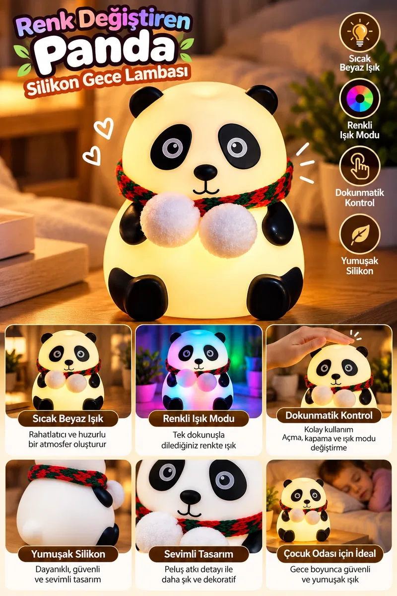 RENK DEĞİŞTİREN PANDA görsel 3