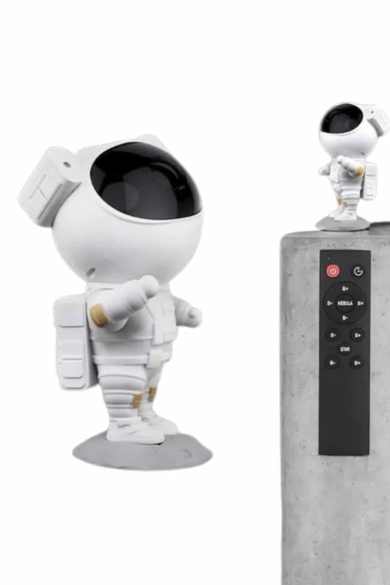 Gece Lambası Astronot Bluetooth Hoparlörlü Galaksi Işık Projektörü görsel 4