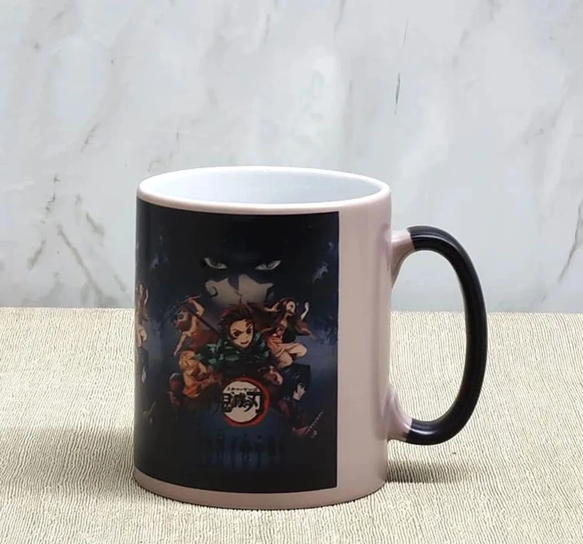 Porselen Renk Değiştiren Demon Slayer Kupa Bardak Aalk380