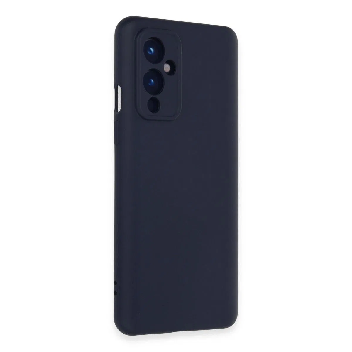 One Plus 9 Kılıf Nano İçi Kadife Silikon - Lacivert görsel 2