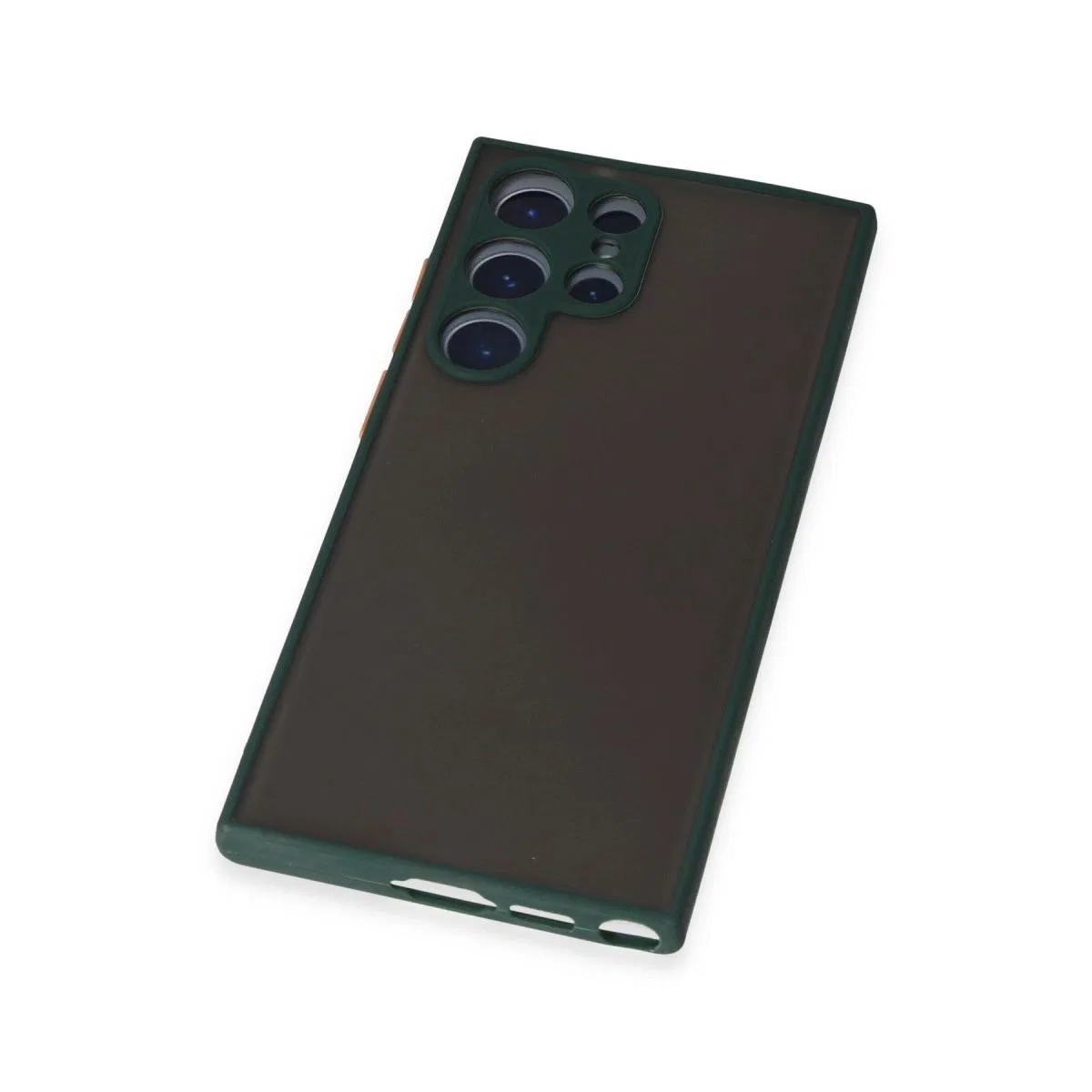 Samsung Galaxy S22 Ultra Kılıf Montreal Silikon Kapak - Yeşil görsel 4