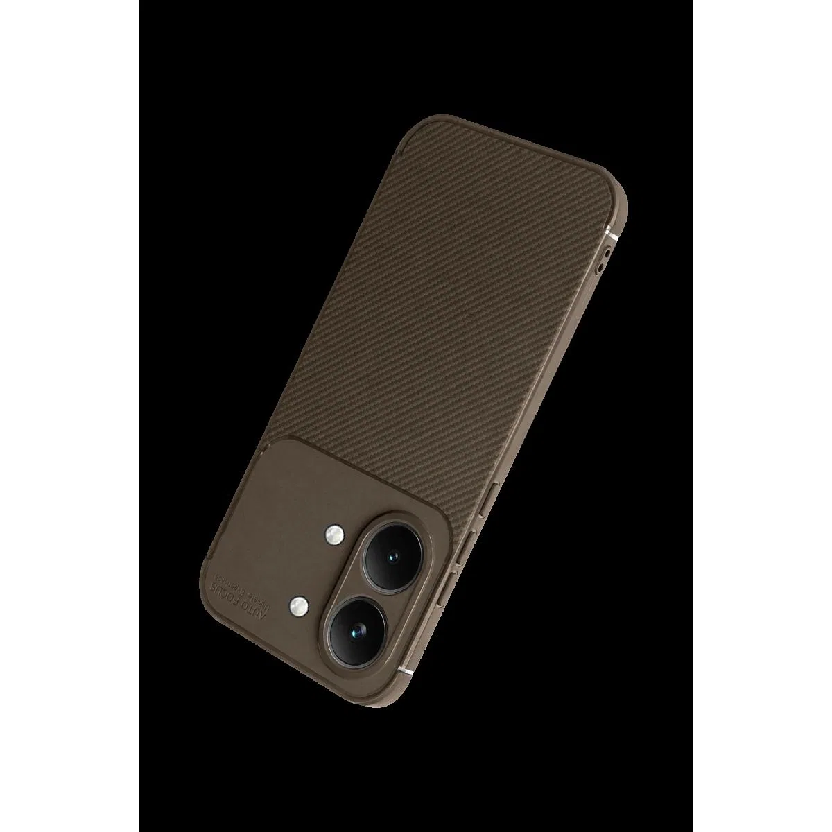 Xiaomi Poco X8 Pro Max Auto Focus Karbon Kapak - Kahverengi görsel 3