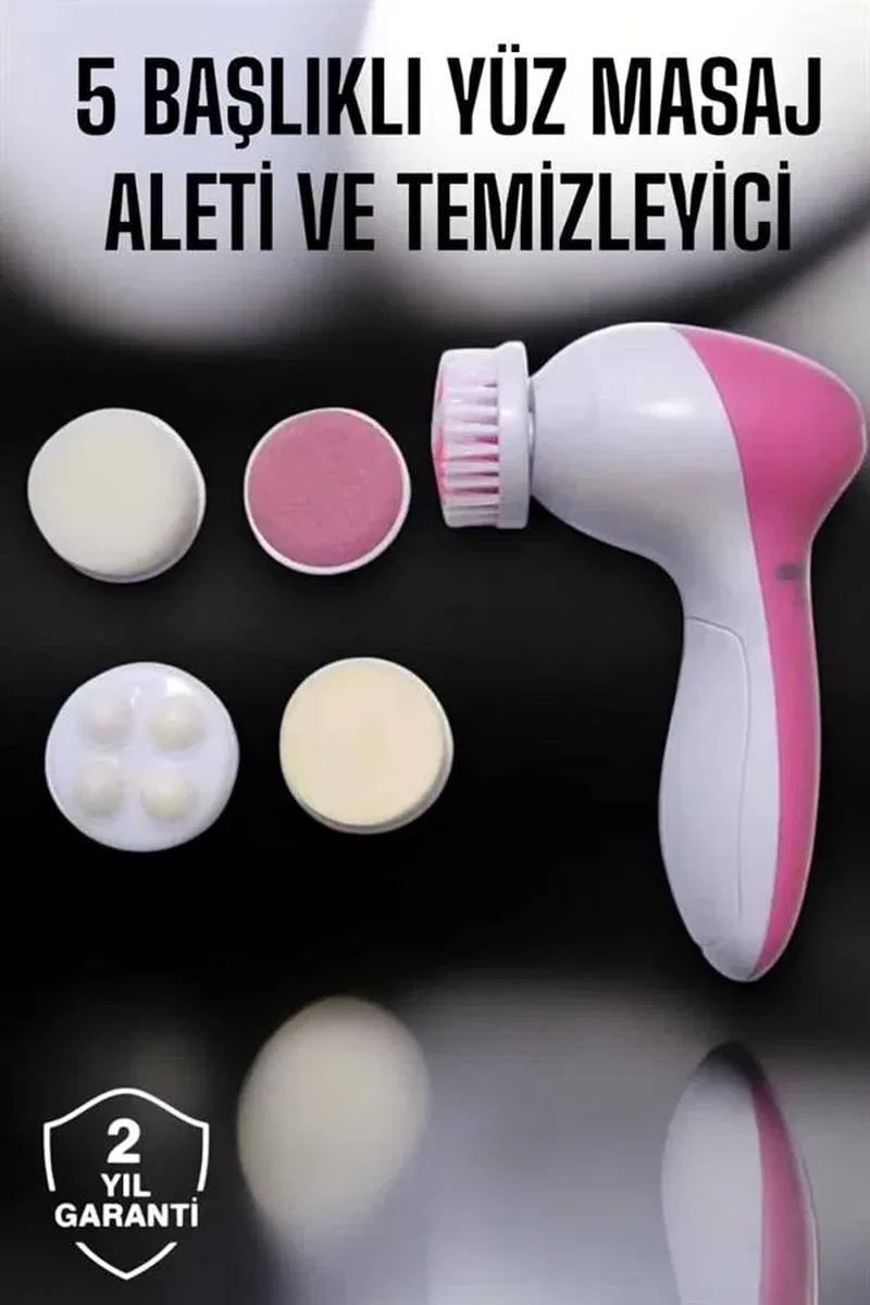 5 Fonksiyonlu Kablosuz Yüz Temizleme Cihazı ile Derinlemesine Cilt Bakımı görsel 2