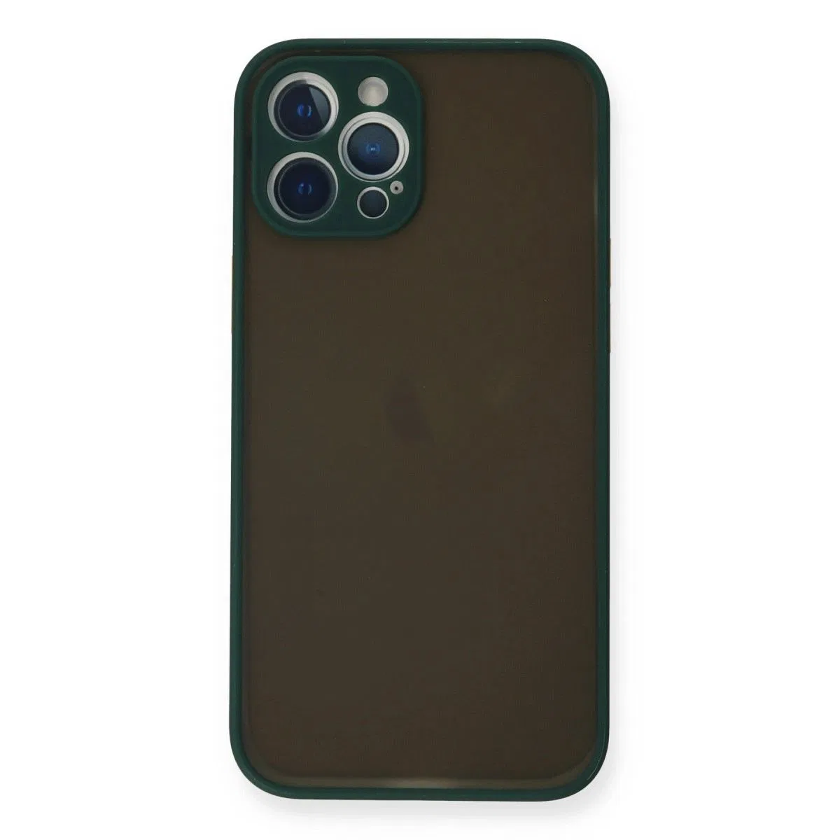 Apple İphone 12 Pro Max Kılıf Montreal Silikon Kapak - Yeşil