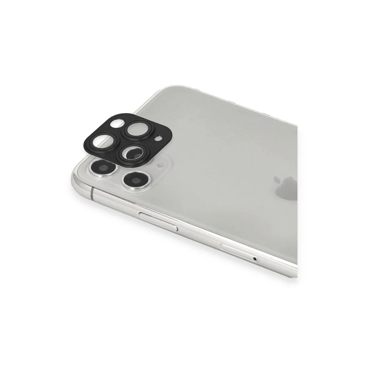 Apple İphone 11 Pro Max Pers Alüminyum Kamera Lens - Siyah görsel 2