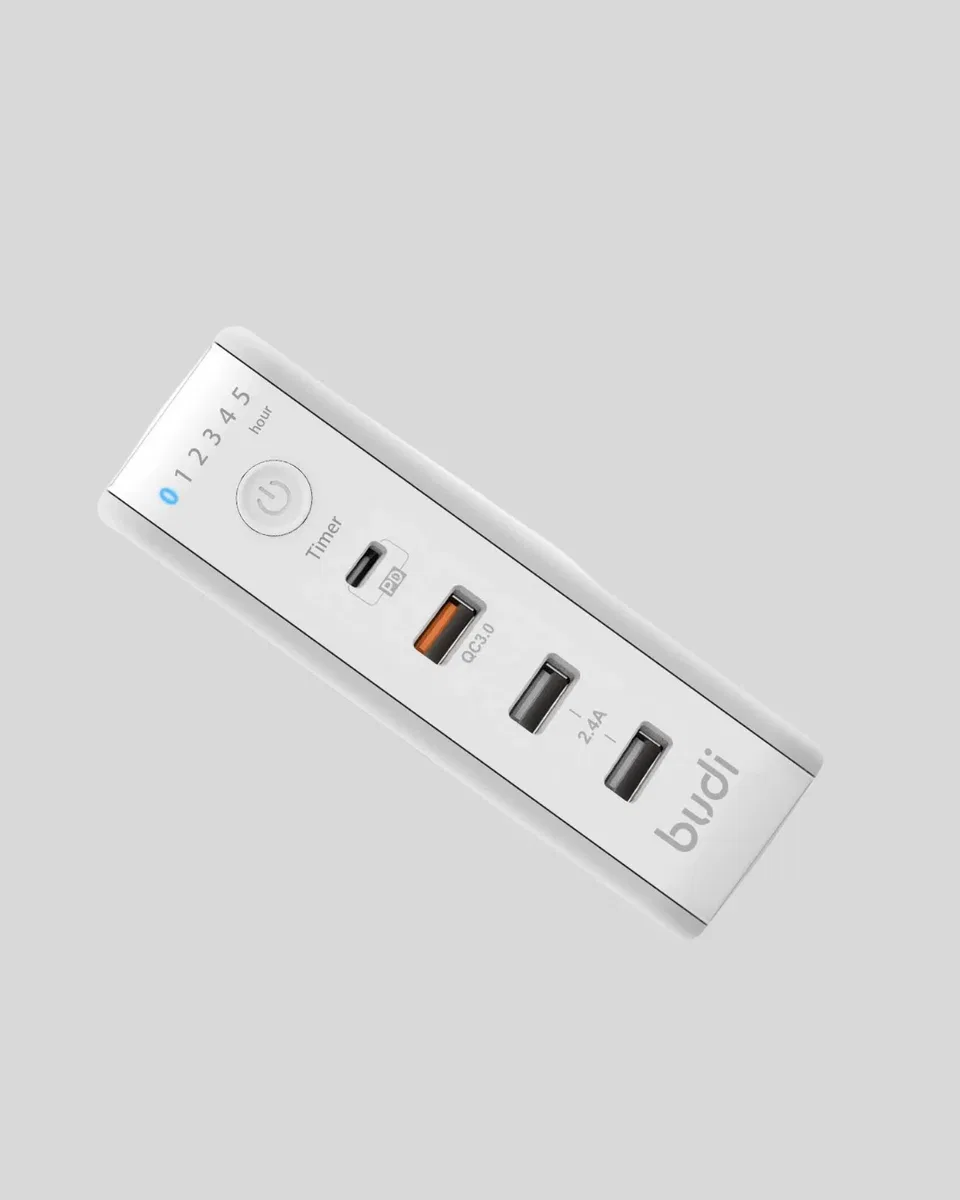 Zaman Kontrollü Şarj Cihazı 30W Hızlı Şarj ve Çoklu USB Çıkışı Yeni Nesil görsel 3