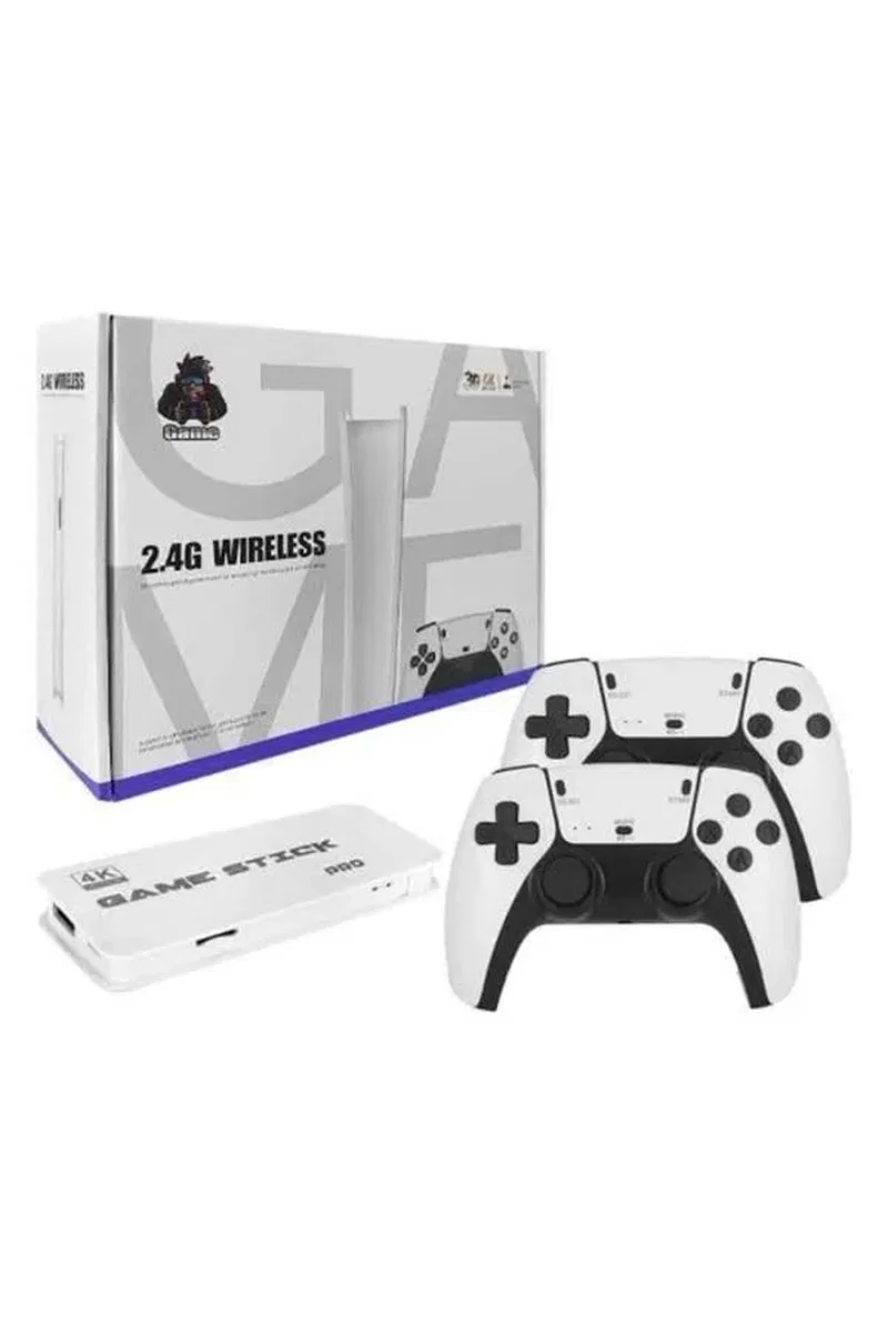3D 4K 2000 Oyunlu Game Stick Oyun Konsolu Çift Konsol görsel 3