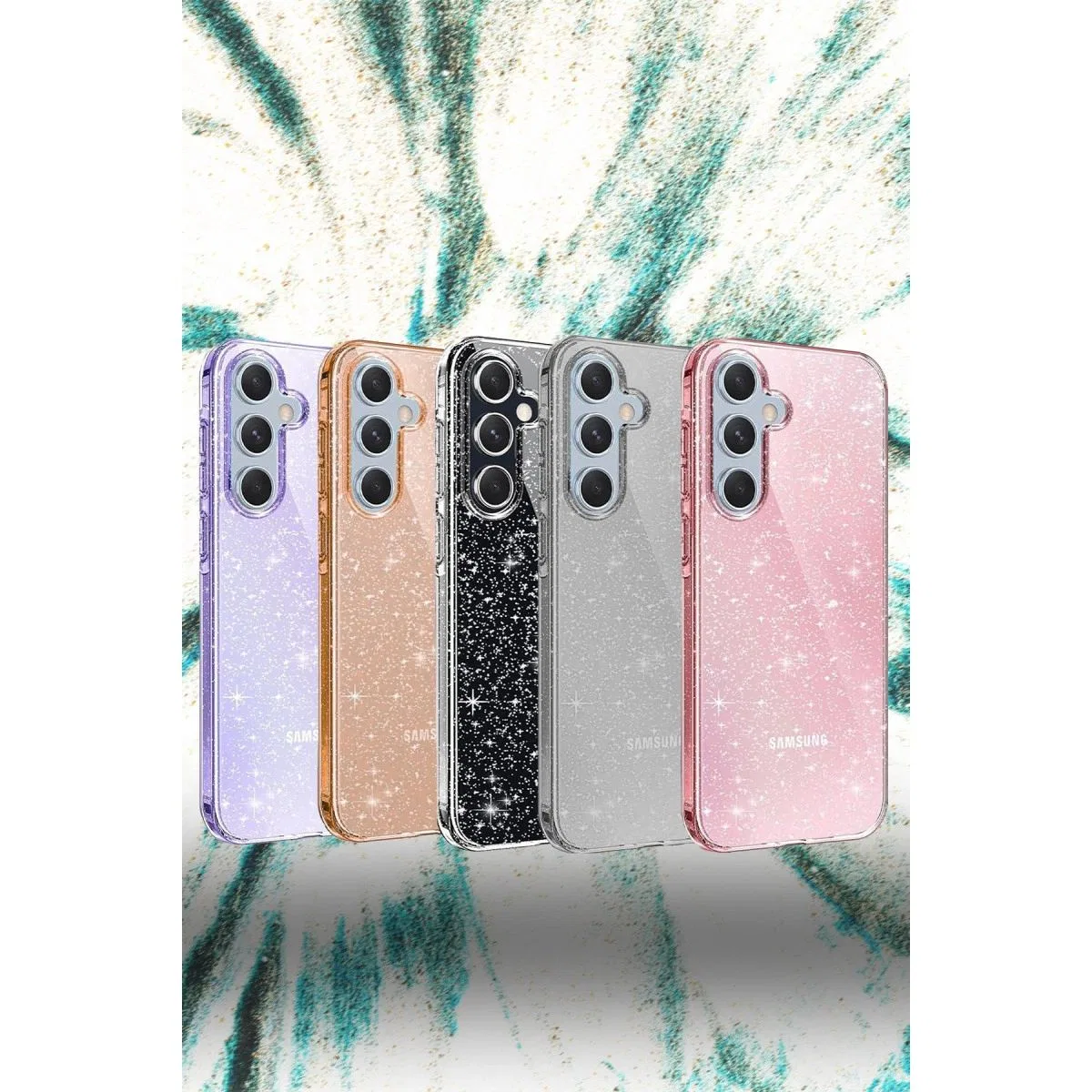 Samsung Galaxy A15 4g Kılıf Glow Kapak - Turuncu görsel 3