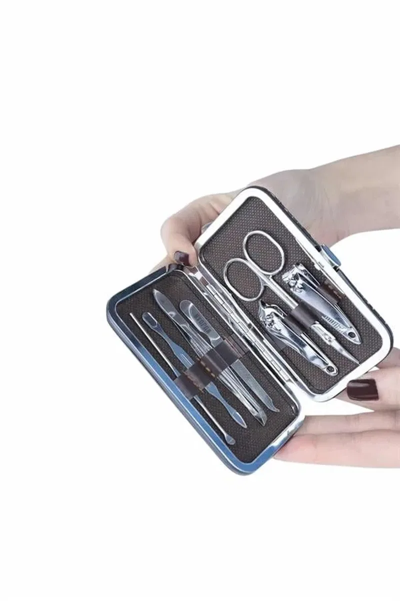 7 Parça Çelik Manikür Pedikür Seti görsel 4