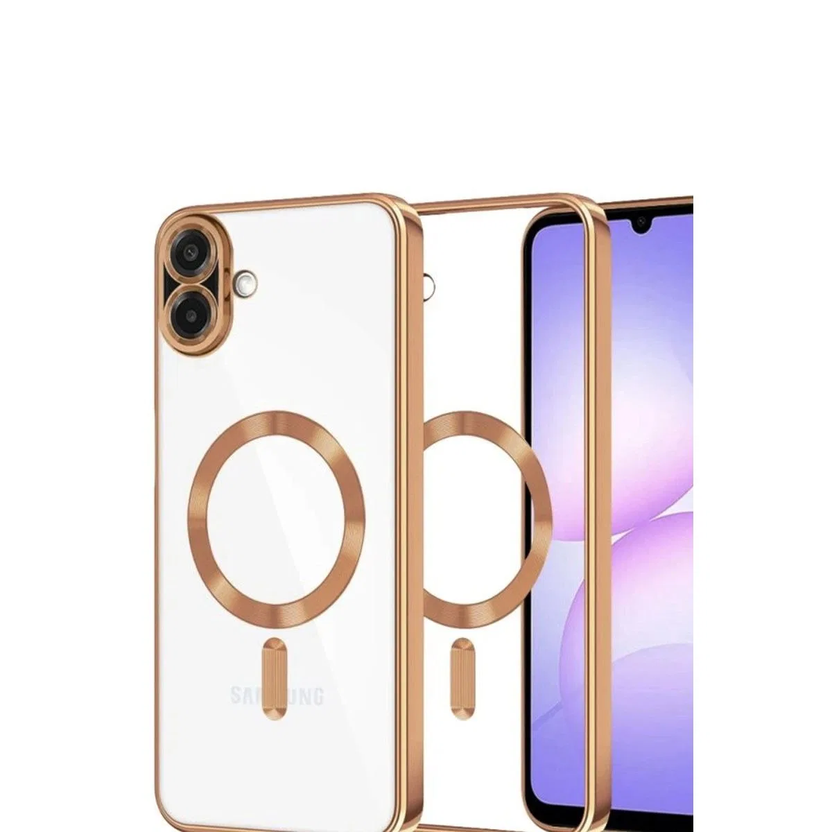 Samsung Galaxy A07 4g Kross Magneticsafe Kapak - Çöl Titanyum görsel 2
