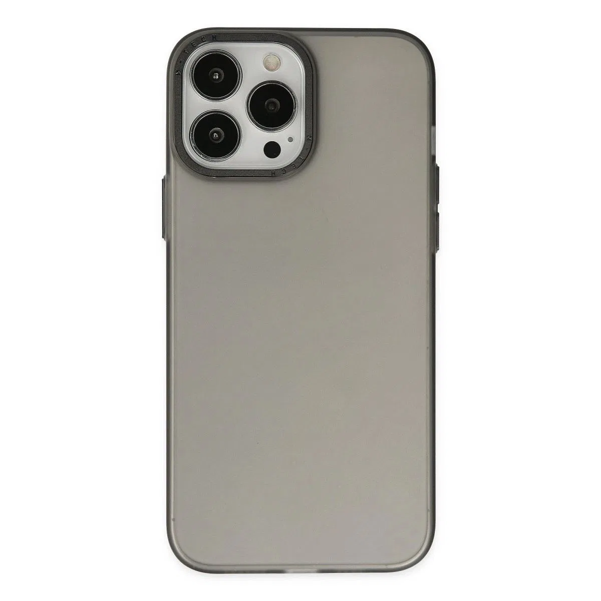 Apple İphone 14 Pro Max Kılıf Modos Metal Kapak - Siyah
