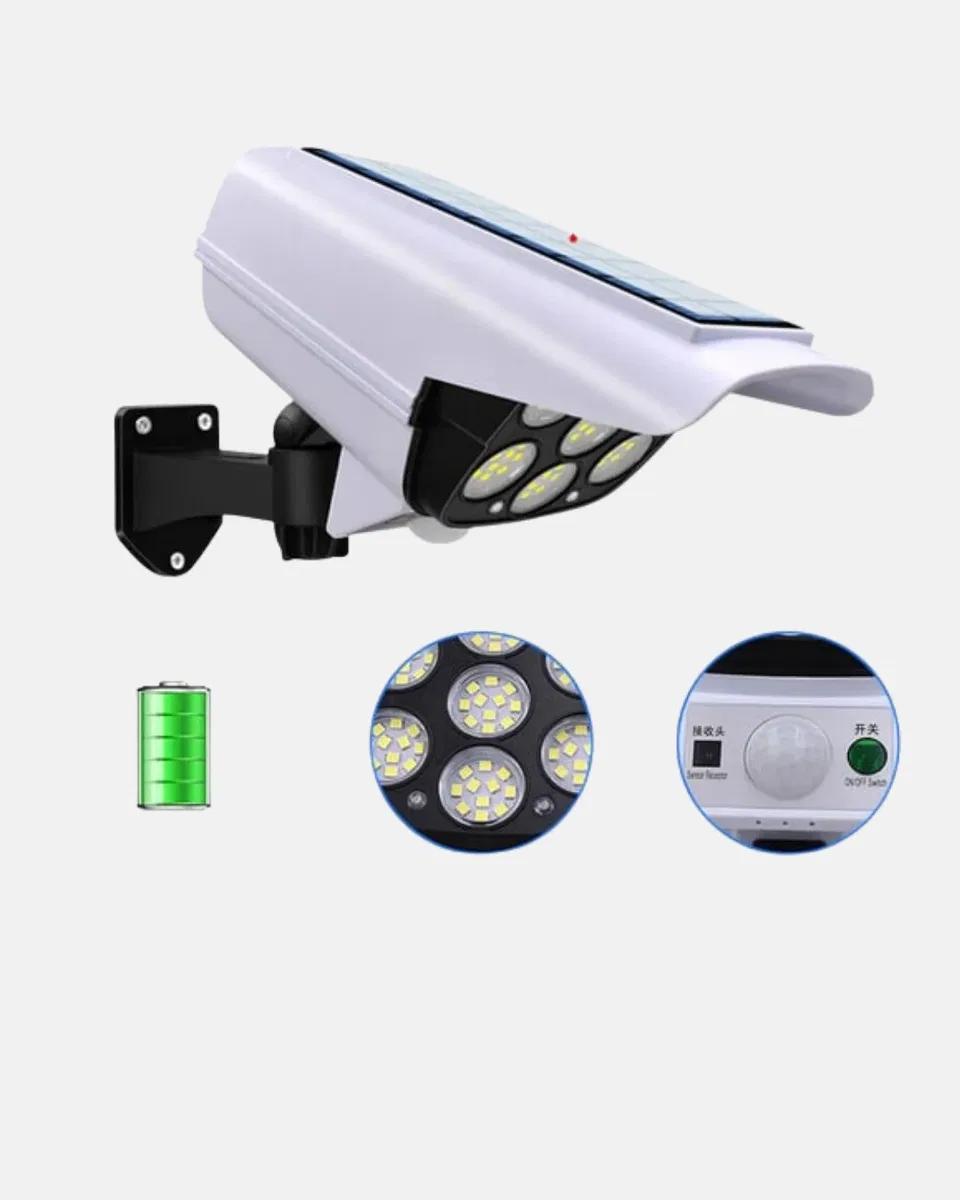 Solar Bahçe Aydınlatması Su Geçirmez IP66 PIR Sensörlü Uzun Çalışma Süreli görsel 5